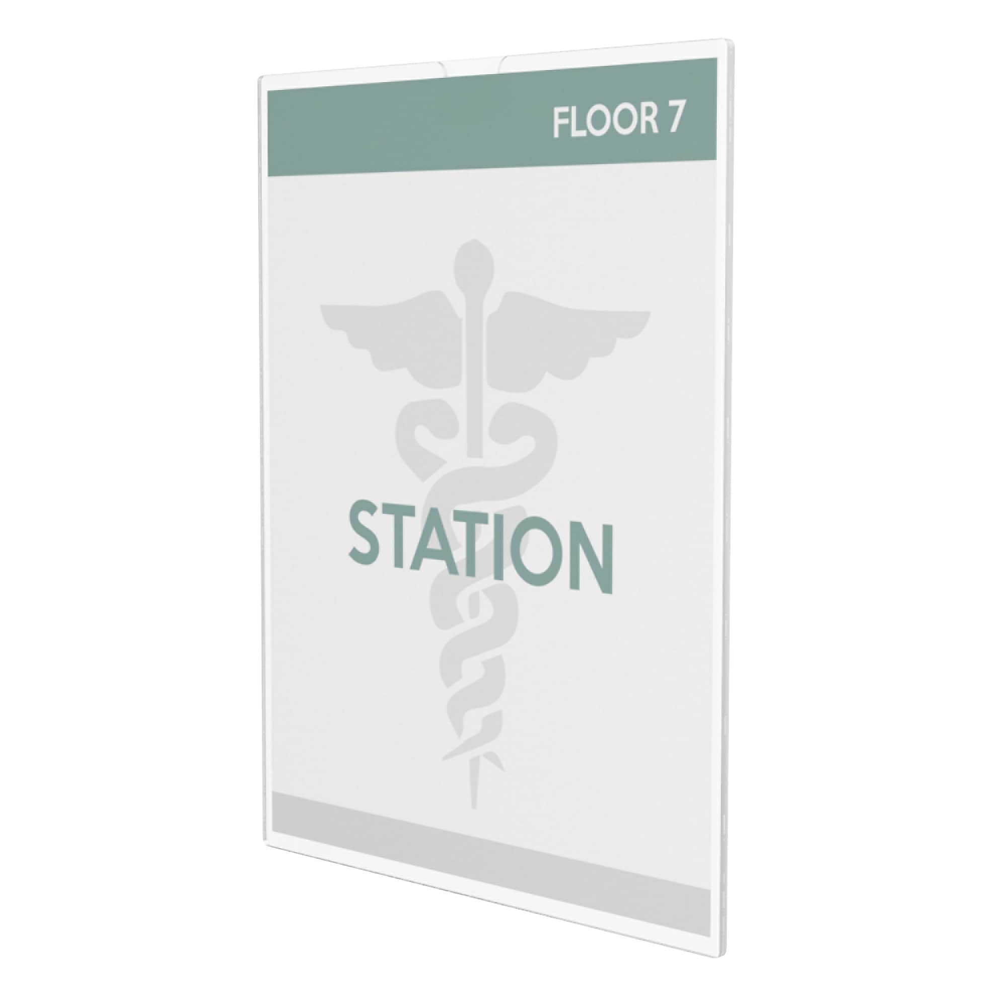 Deflect-O Superior Image Cubicle Sign Holder, 8.5