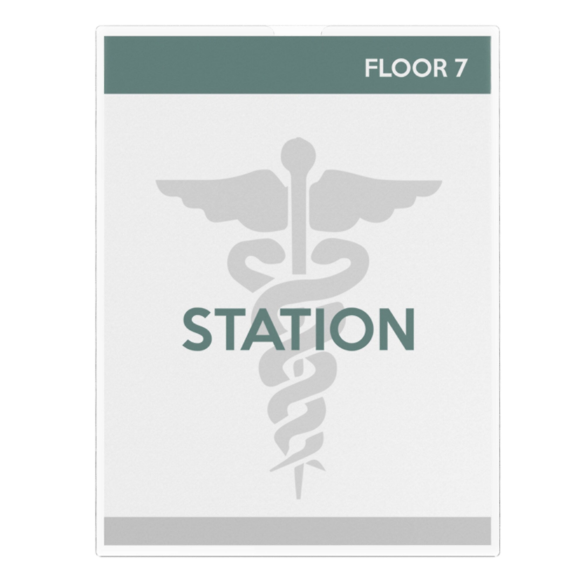 Deflect-O Superior Image Cubicle Sign Holder, 8.5
