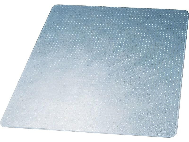 Deflect-O SuperMat Carpet Chair Mat, 46" x 60'', Medium-Pile, Clear