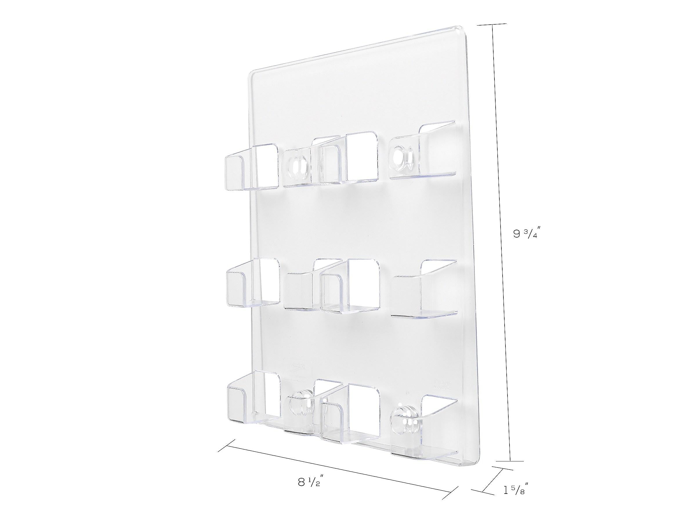 Deflect-O Wall Mounted Card Holders, Clear