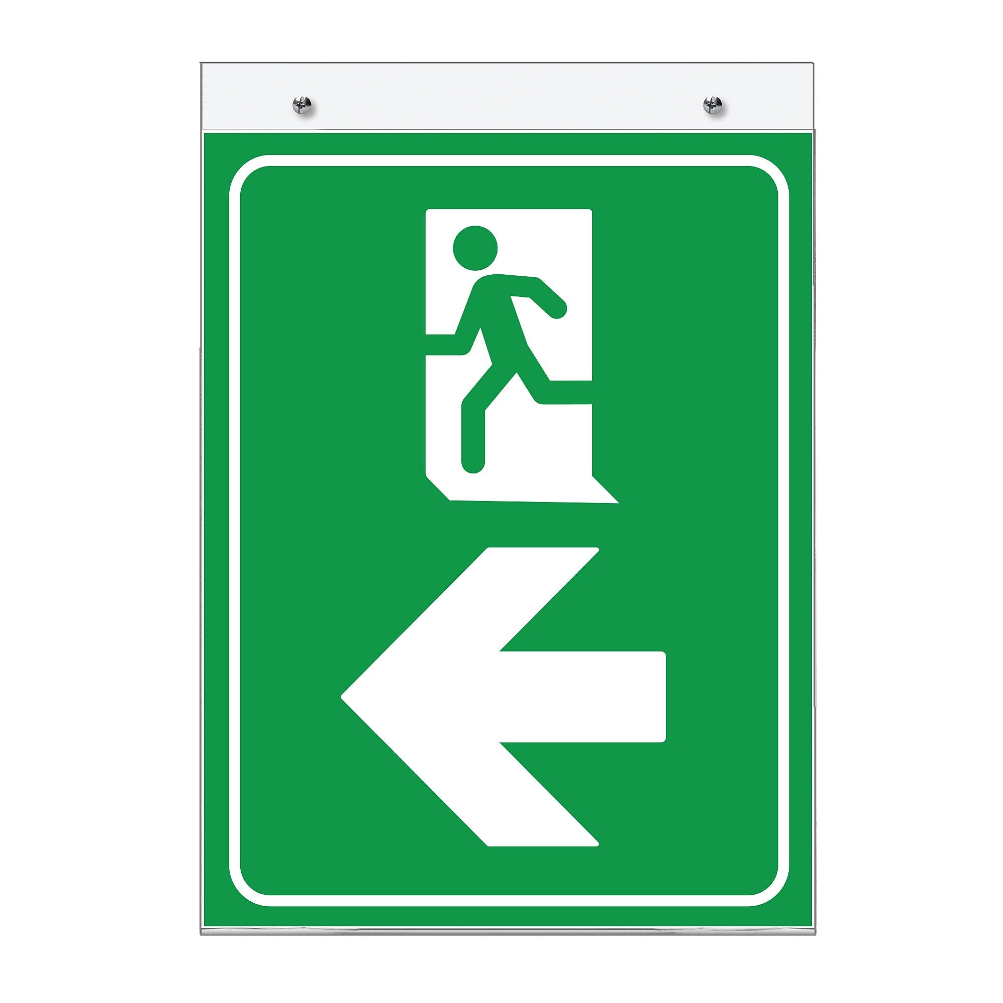 Deflecto Anti-Glare Wall Mount Sign Holder, 8.5