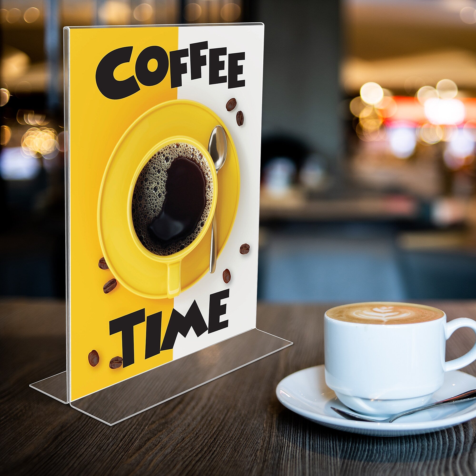 Deflecto Classic Image Double-Sided Sign Holder, 8.5