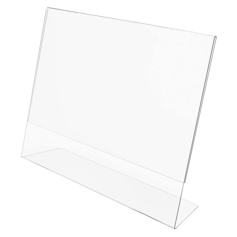 Deflecto Classic Image Sign Holder, 11" x 8.5", Clear Plastic