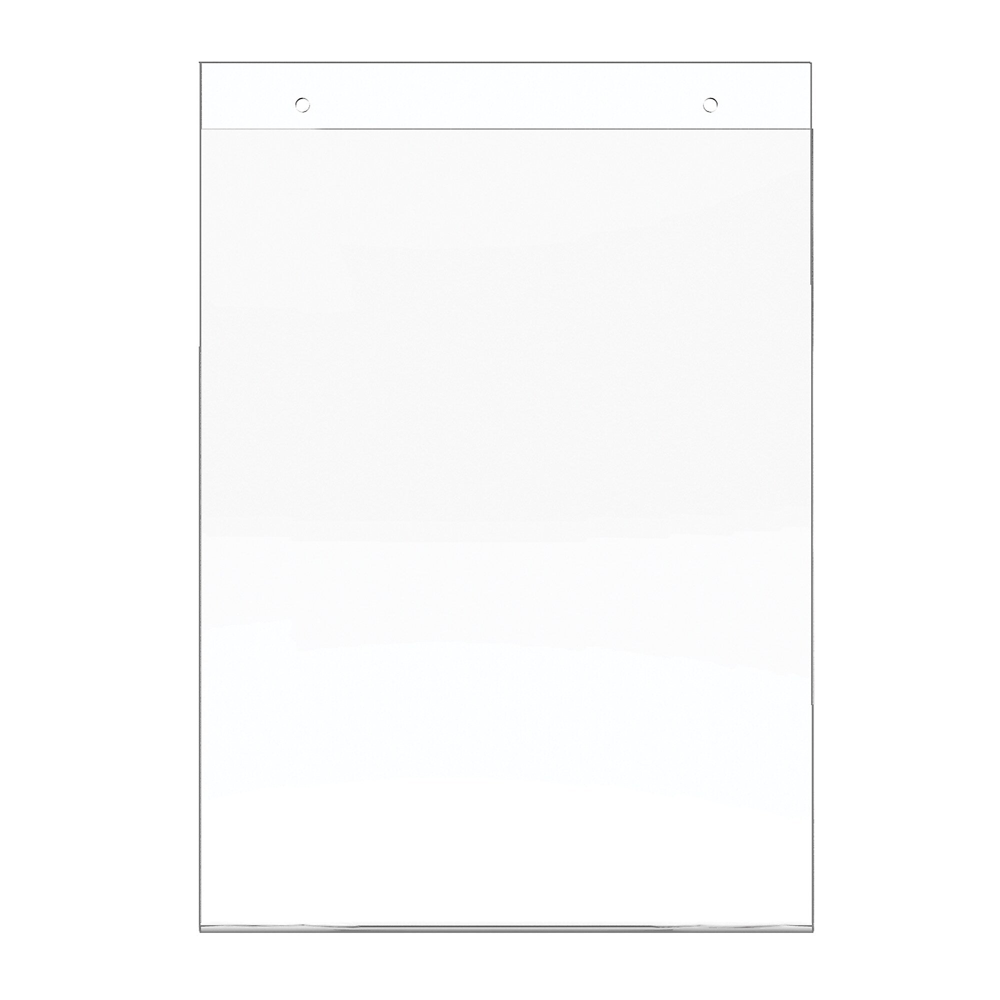Deflecto Classic Image Wall Mount Sign Holder, Clear Plastic