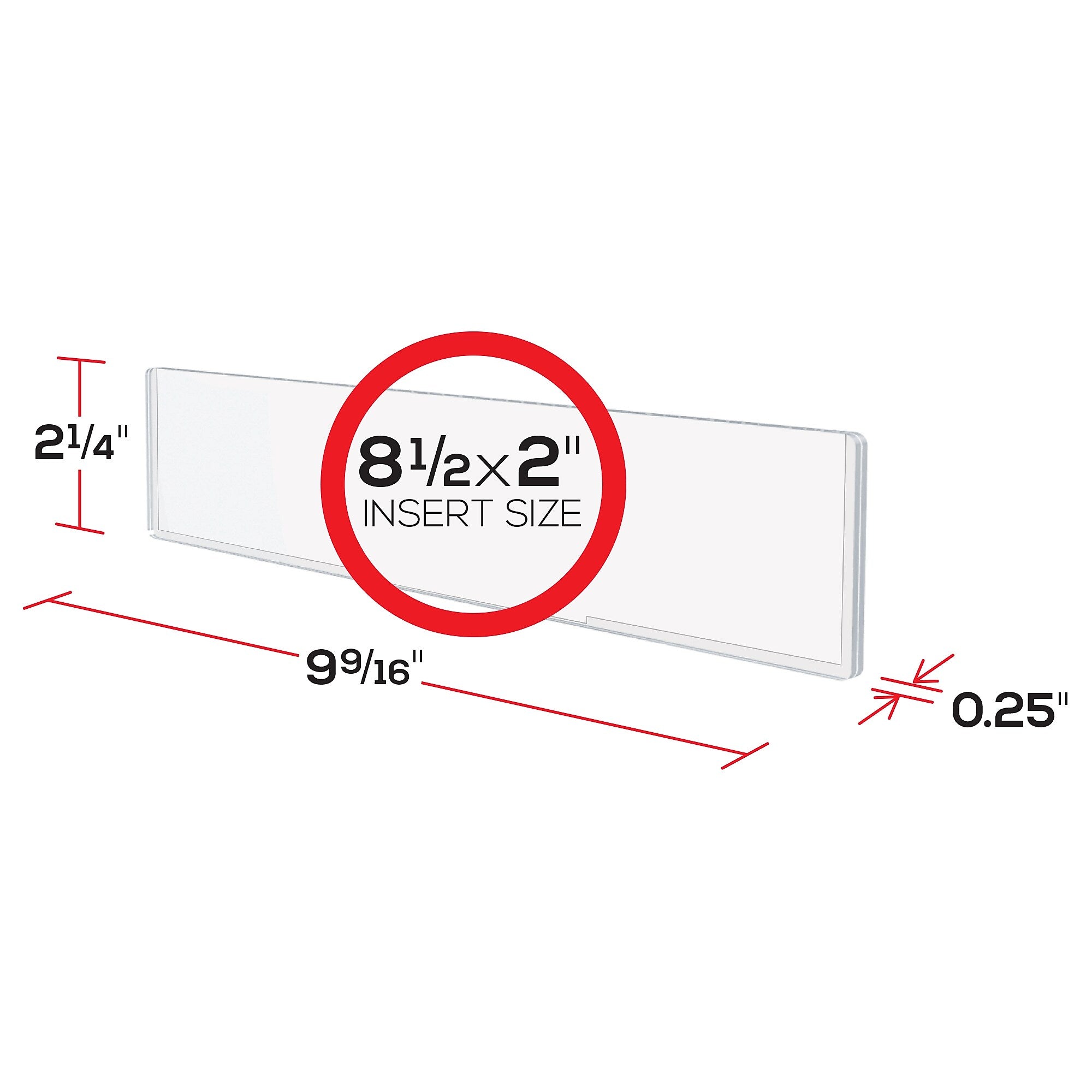 Deflecto School Name Plate, 8.5