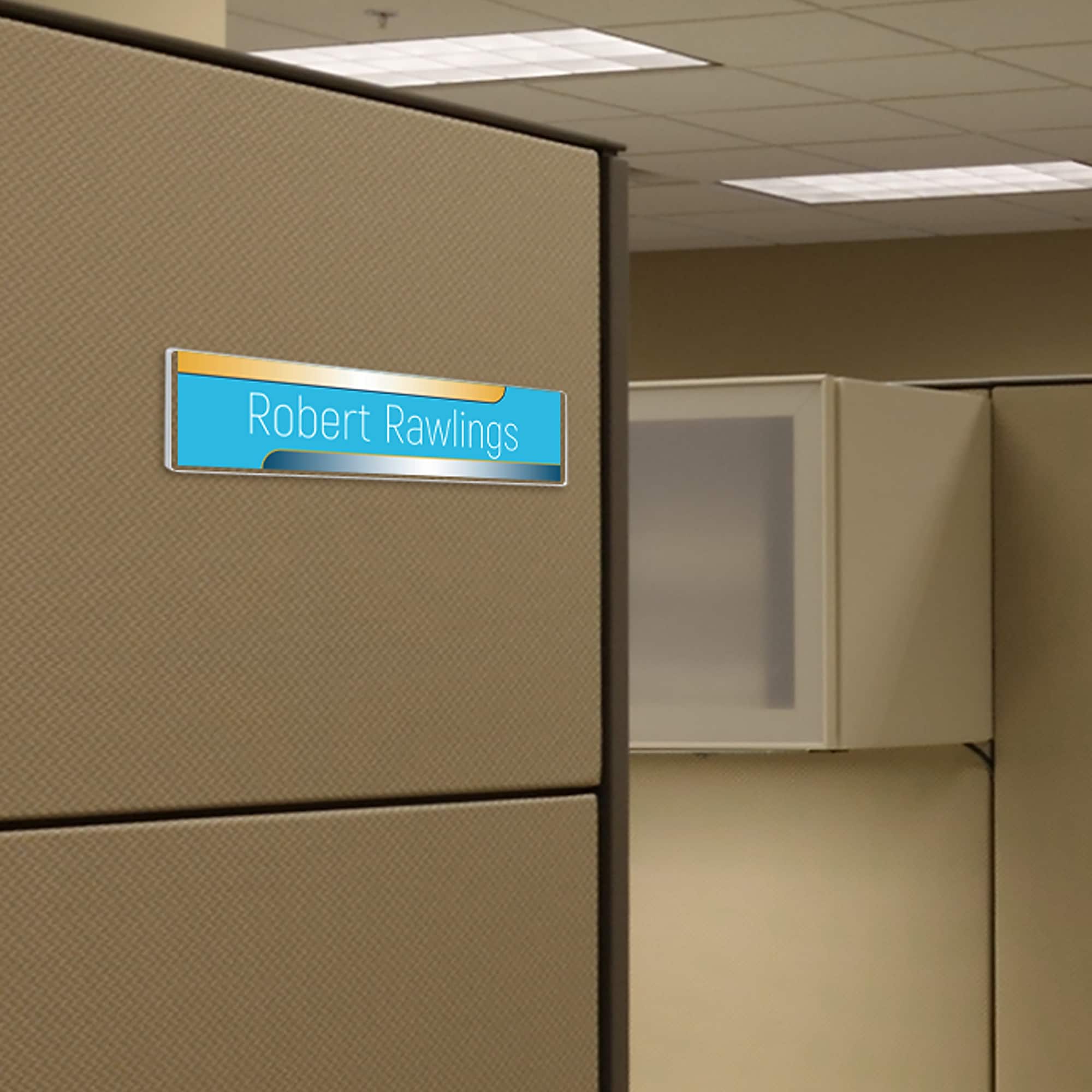 Deflecto School Name Plate, 8.5