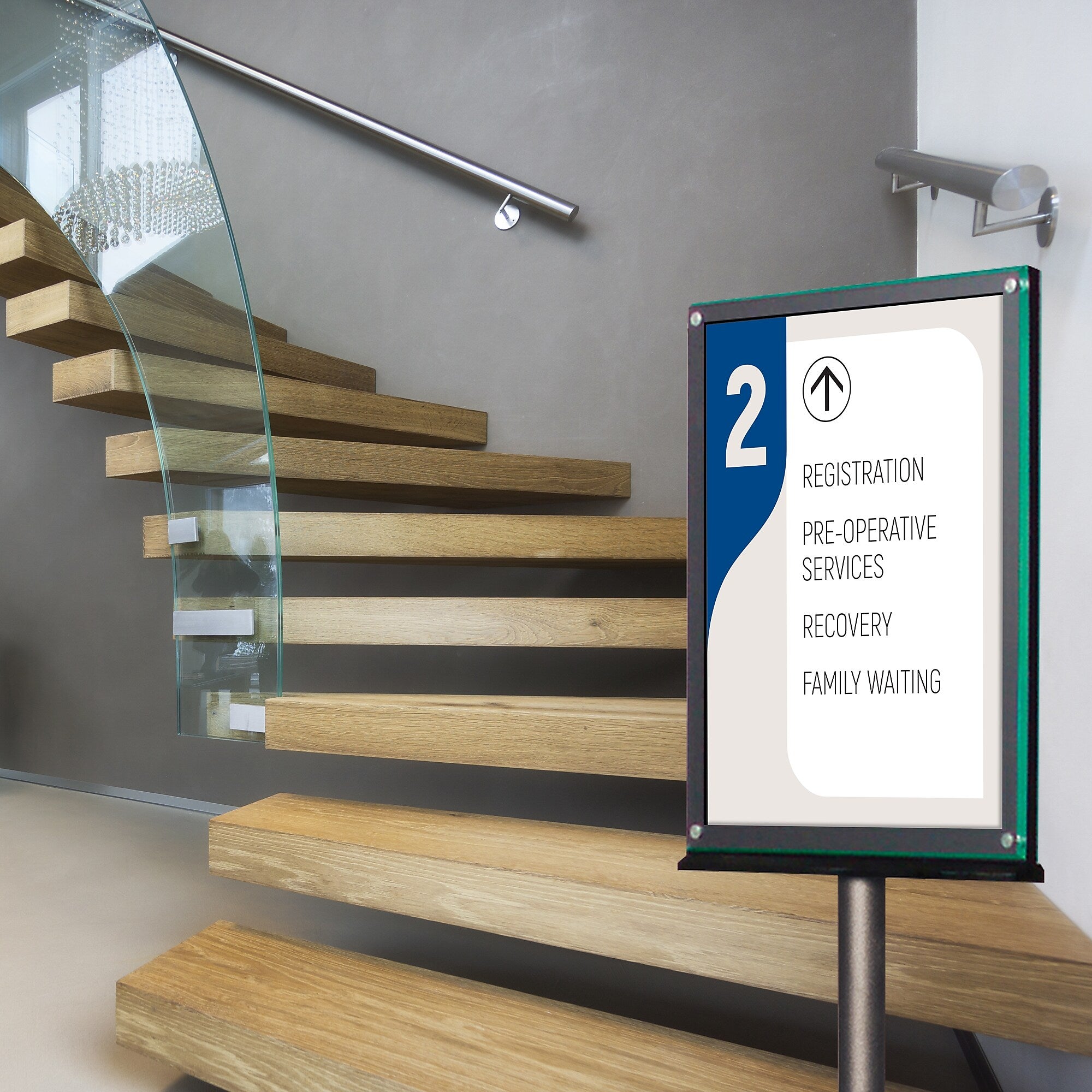 Deflecto Sign Holder, 8.5