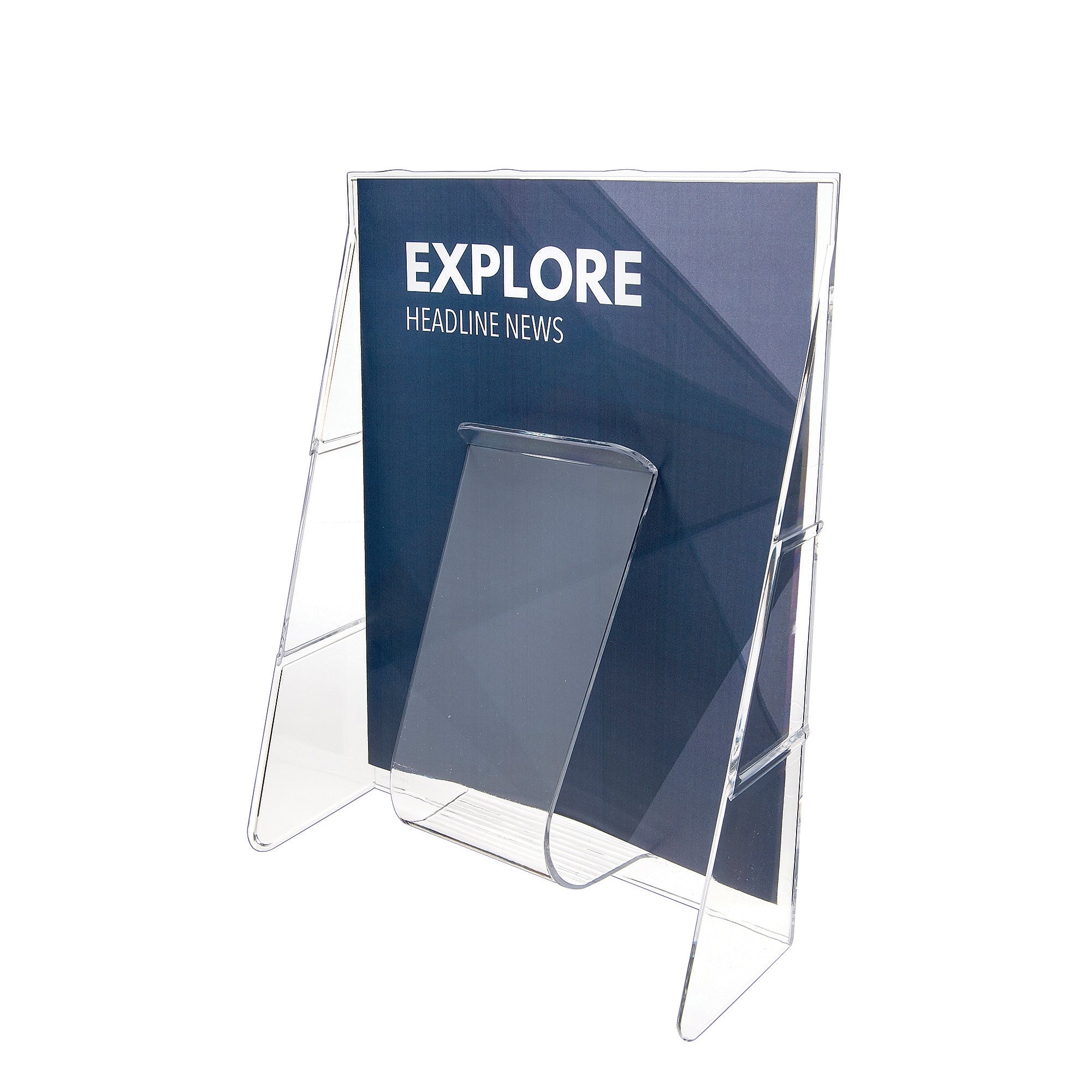 Deflecto Stand-Tall Literature Holder, 8.2