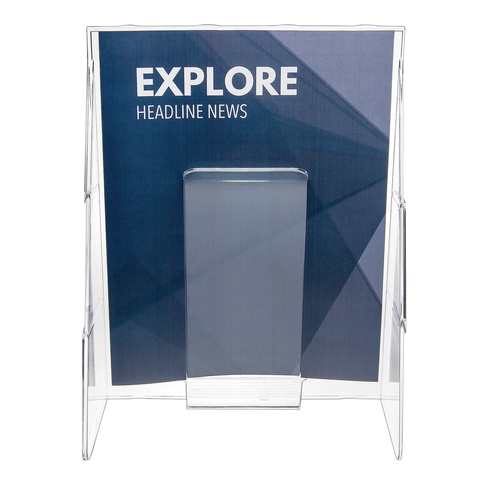 Deflecto Stand-Tall Literature Holder, 8.2