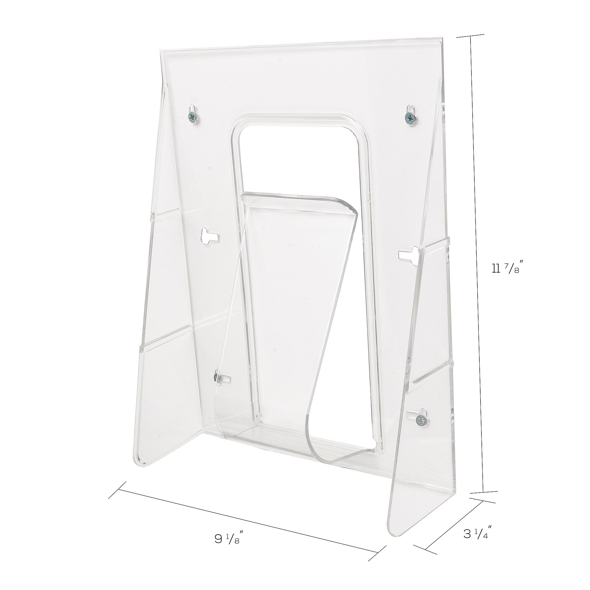 Deflecto Stand-Tall Literature Holder, 8.2