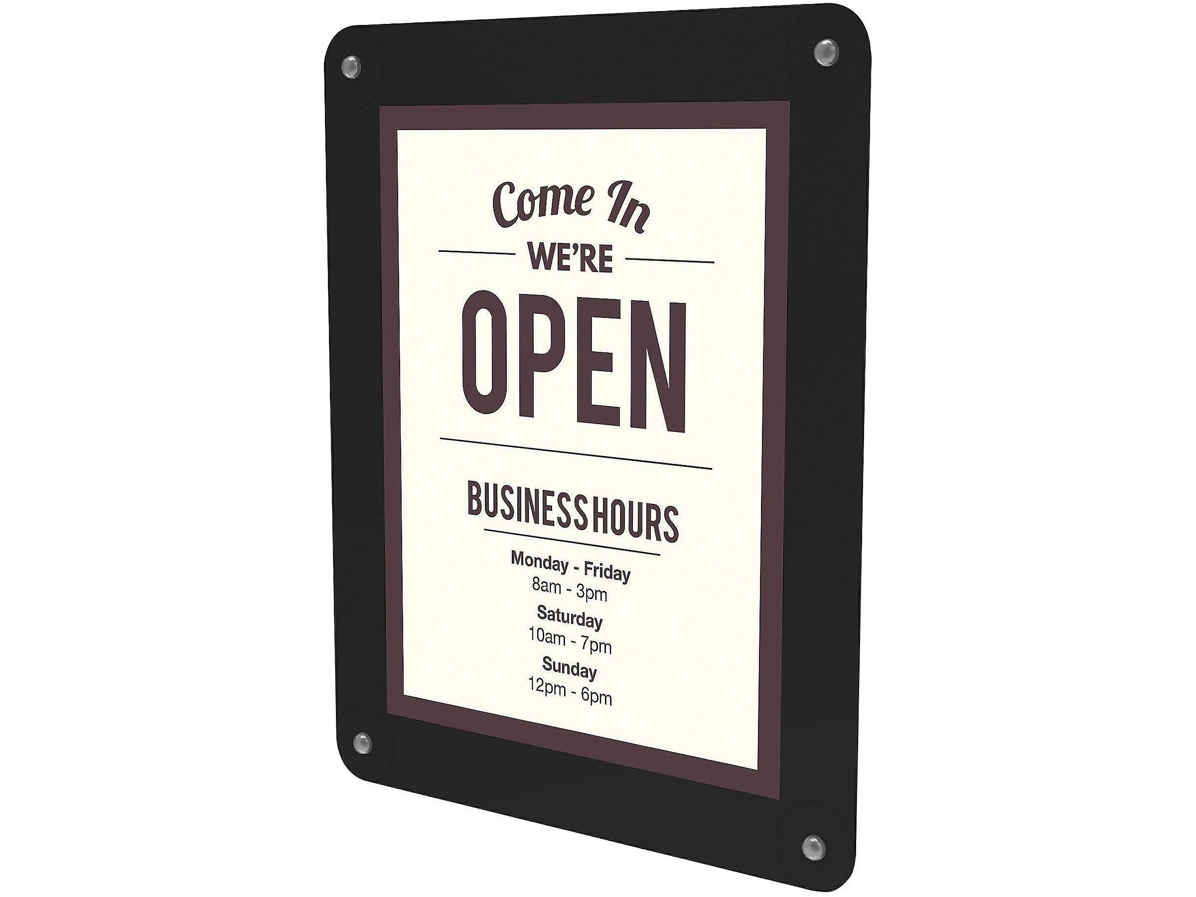 Deflecto® Window Display Sign Holder, 8.5