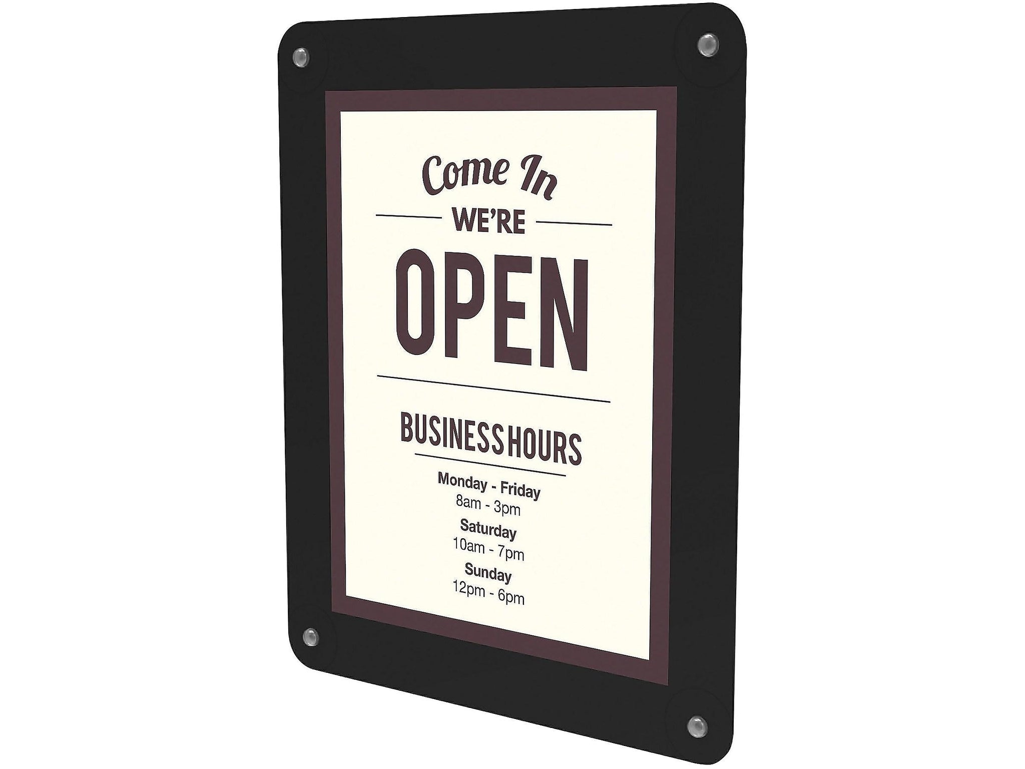 Deflecto® Window Display Sign Holder, 8.5