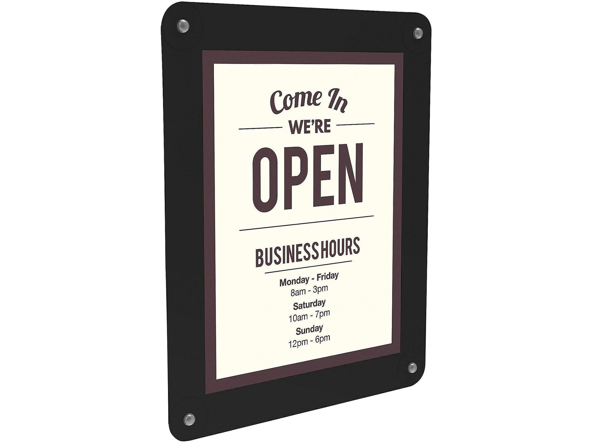 Deflecto® Window Display Sign Holder, 8.5