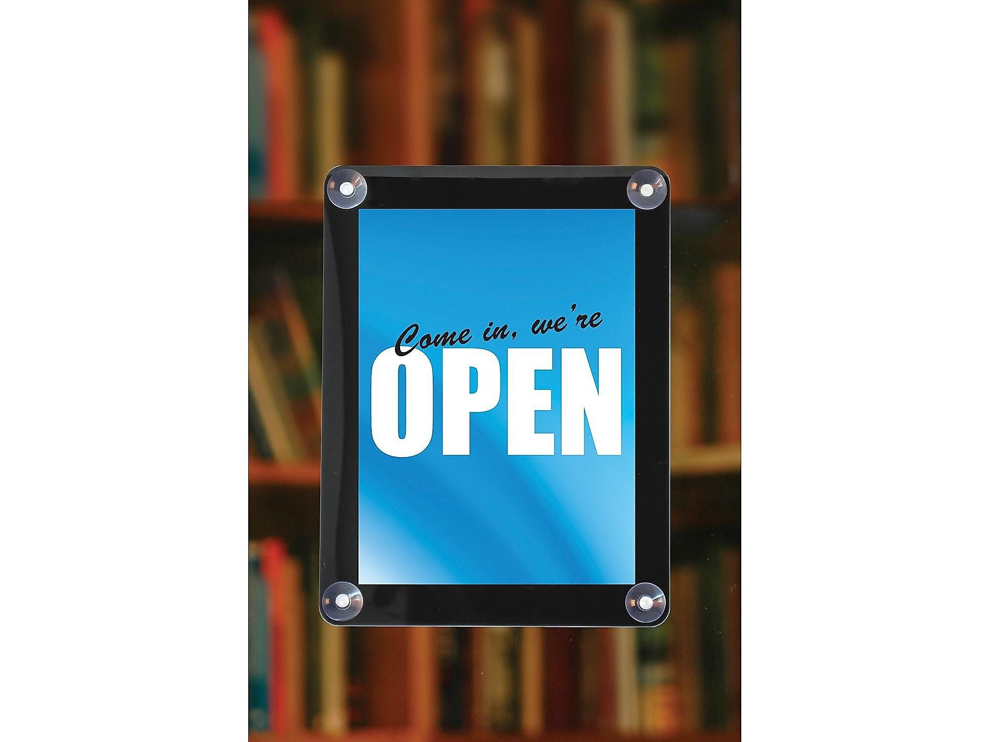 Deflecto® Window Display Sign Holder, 8.5