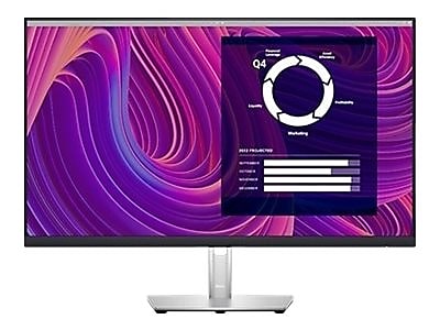 Dell 27" 4K Ultra HD LED Monitor, Silver/Black