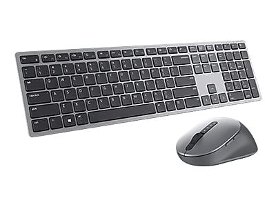 Dell Premier Multi-Device Wireless Keyboard and Optical Mouse Combo, Titan Gray