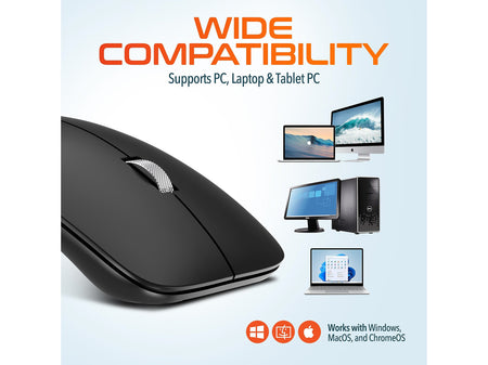 Delton S10 Wireless Optical Mouse, Black