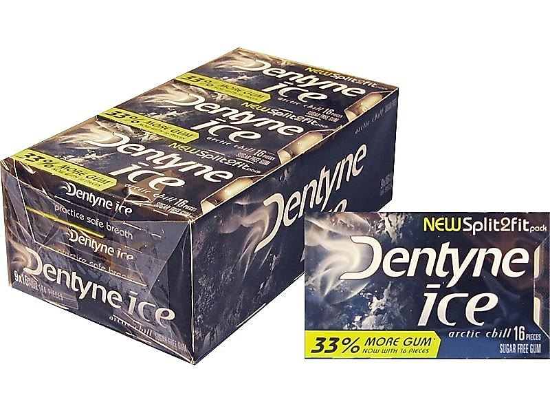 Dentyne Ice Sugar Free Gum, Arctic Chill, 9/Box
