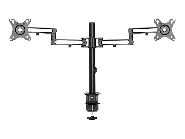 Desk Mount Dual Monitor Arm - Ergonomic VESA Compatible Mount for up to 32 inch Displays - Desk / C-Clamp - Articulating