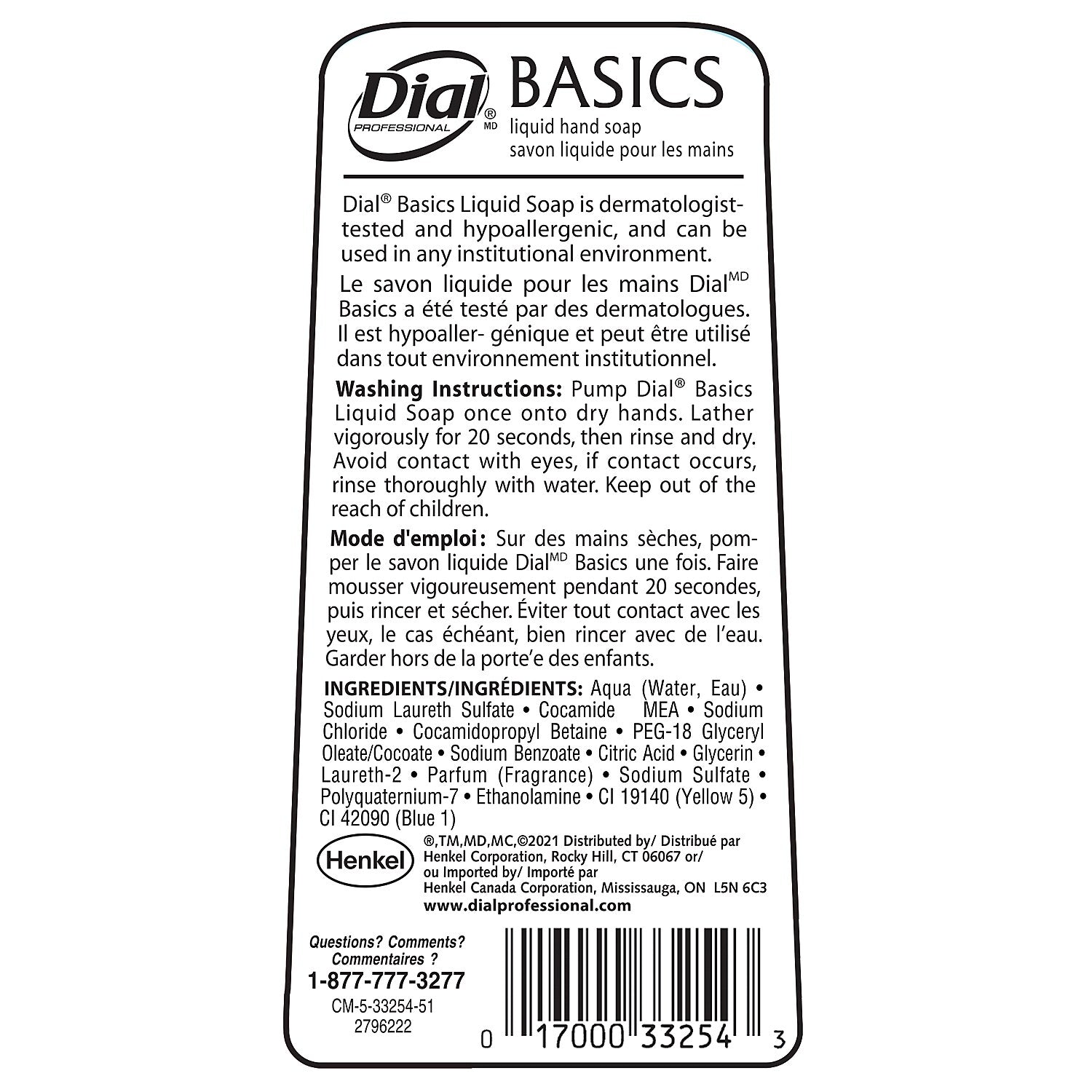 Dial Basics Liquid Hand Soap, Floral, 7.5 Oz.