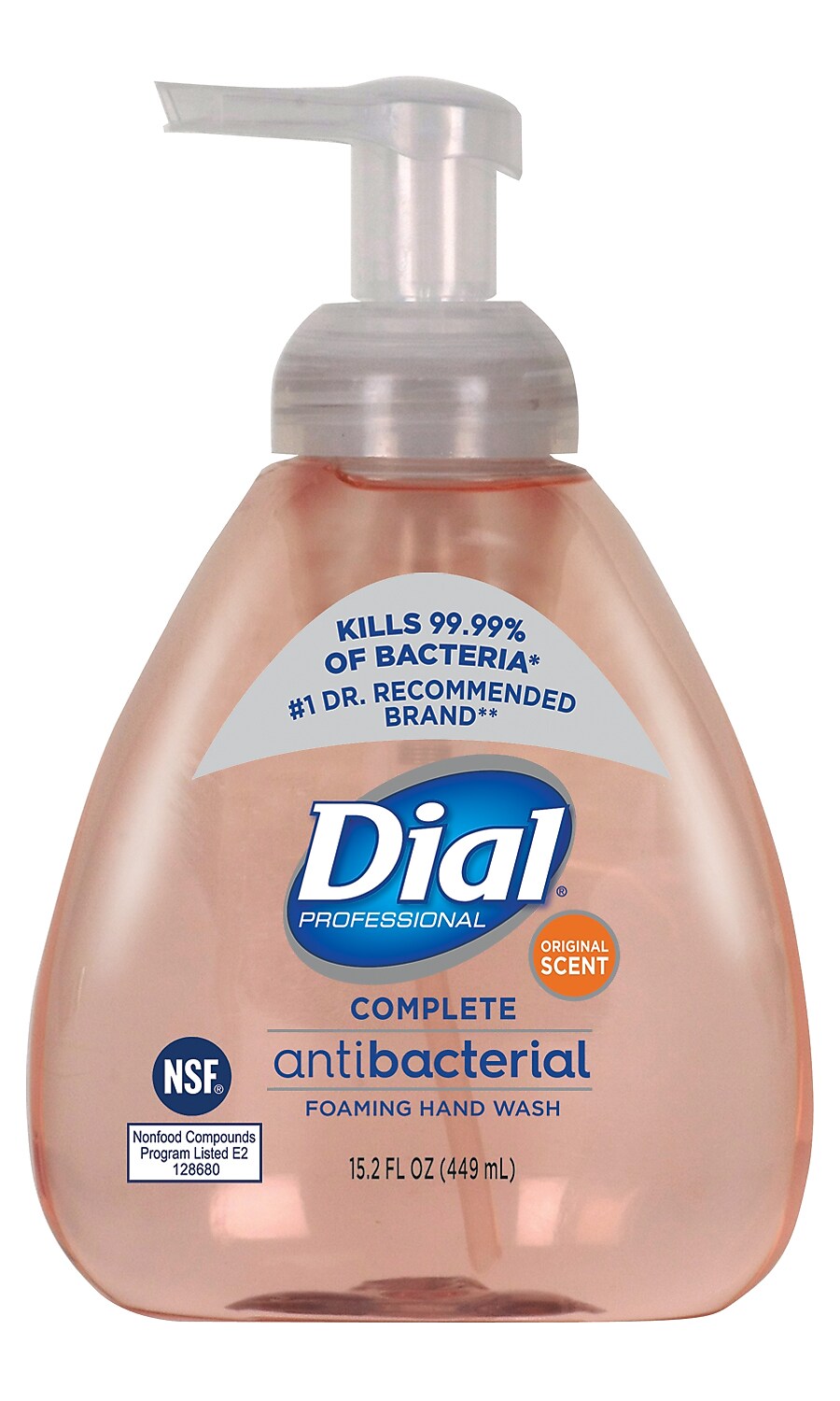 Dial Complete Antibacterial Foaming Hand Soap, 15.2 Oz.