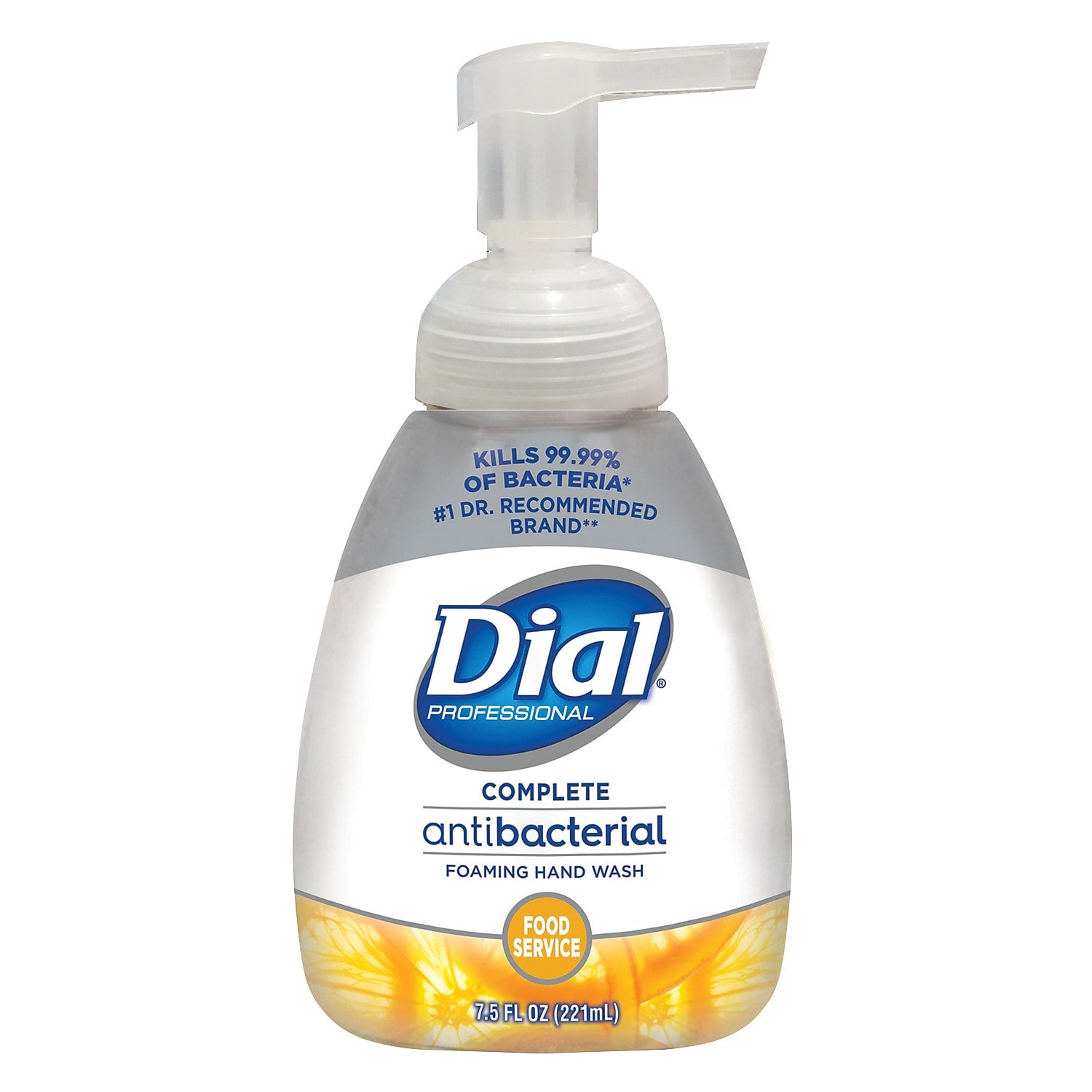 Dial Complete Antibacterial Foaming Hand Soap, Fresh Citrus, 7.5 Oz.