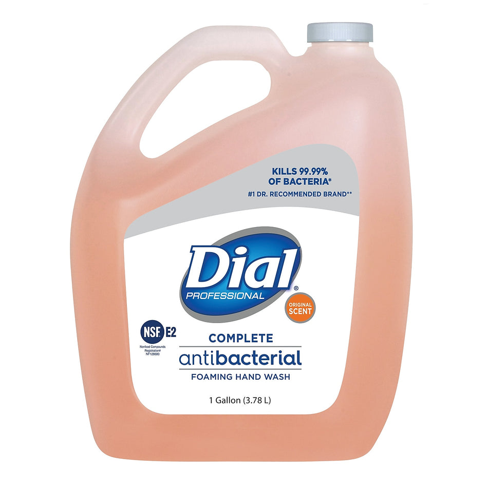 Dial Professional Complete Antibacterial Foaming Hand Soap Refill, Original, 1 gal.