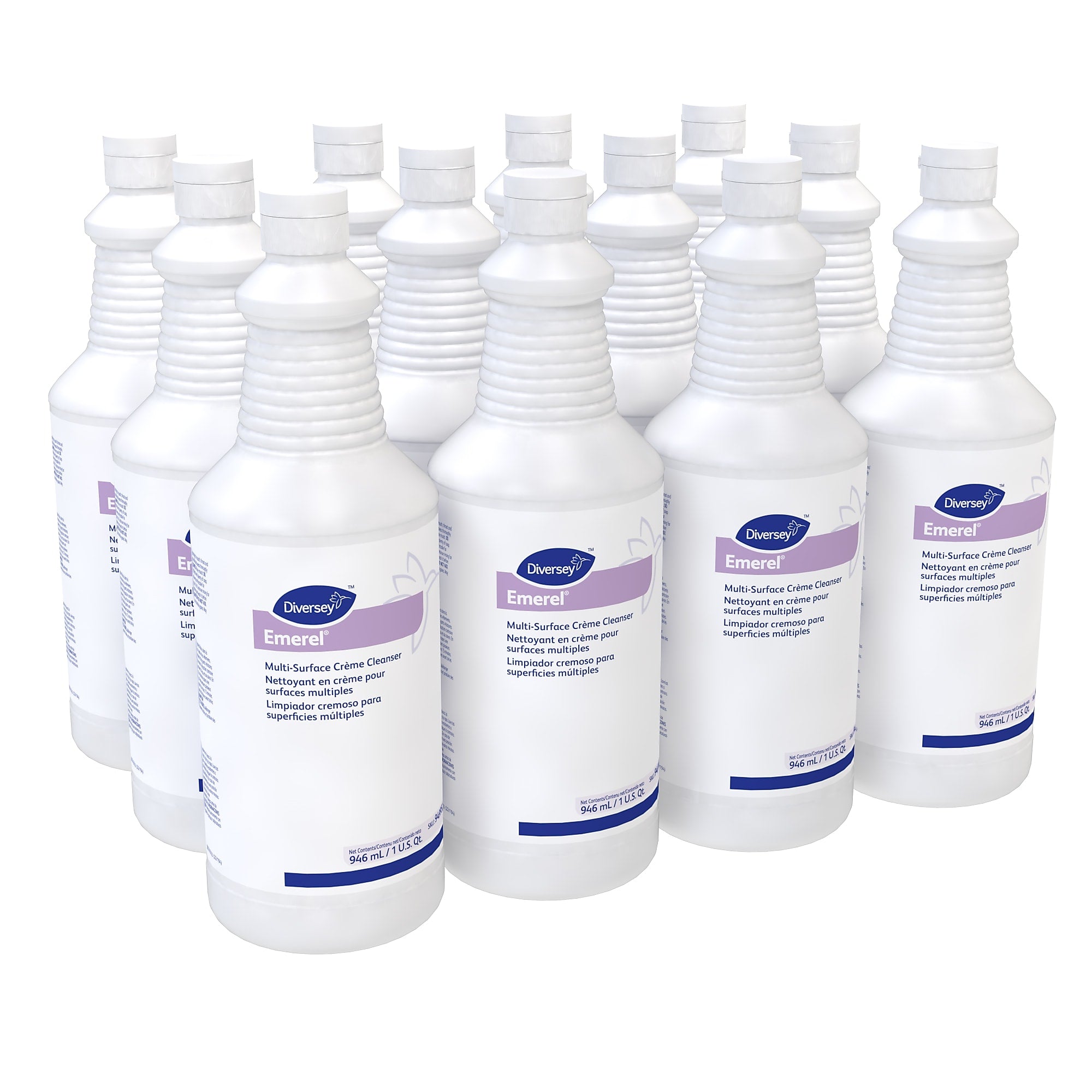 Diversey Emerel All-Purpose Cream Cleaner, Fresh Scent, 32 oz., 12/Carton