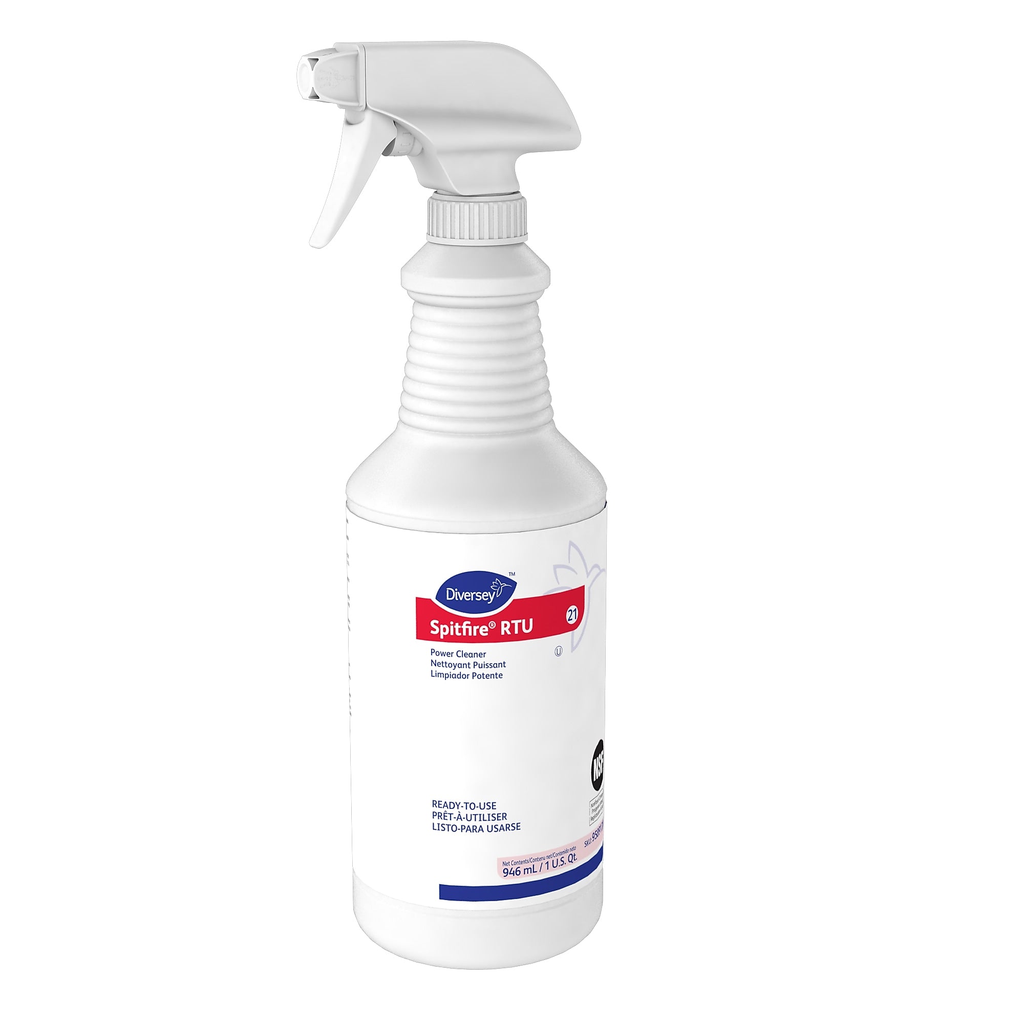 Diversey Spitfire Power All-Purpose Cleaner, Fresh Pine Scent, 32 oz., 12/Carton