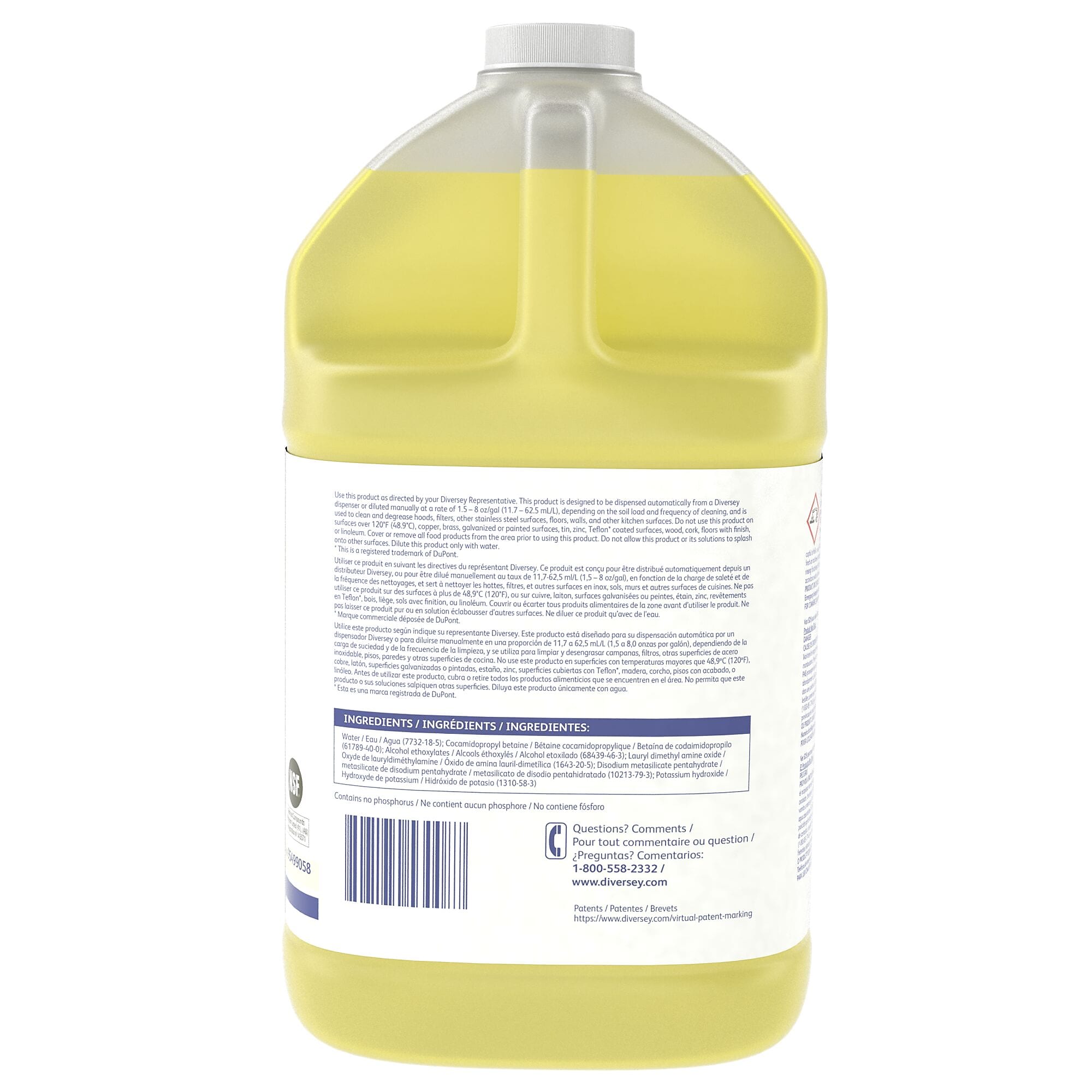 Diversey Suma Break-Up II D3.5 Degreaser, 128 Oz., 4/Carton