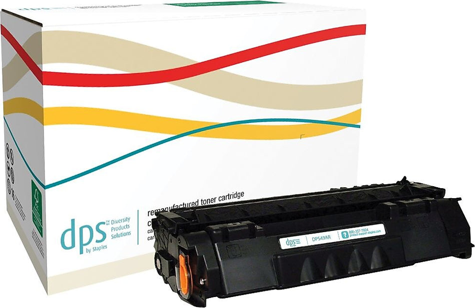 Diversity Products Solutions by Staples Remanufactured Black Standard Yield Toner Cartridge Replacement for HP 49A