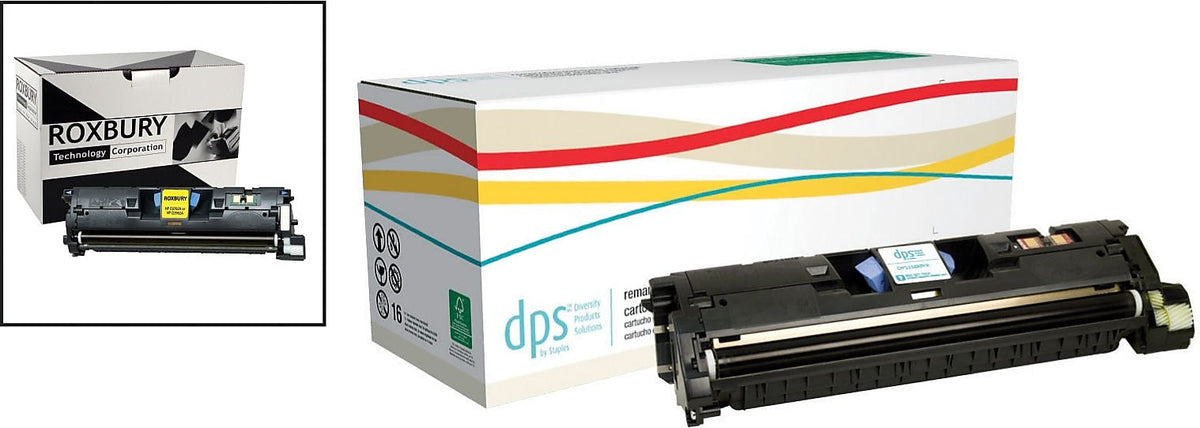 Diversity Products Solutions by Staples Remanufactured Yellow Standard Yield Toner Cartridge Replacement for HP 121A