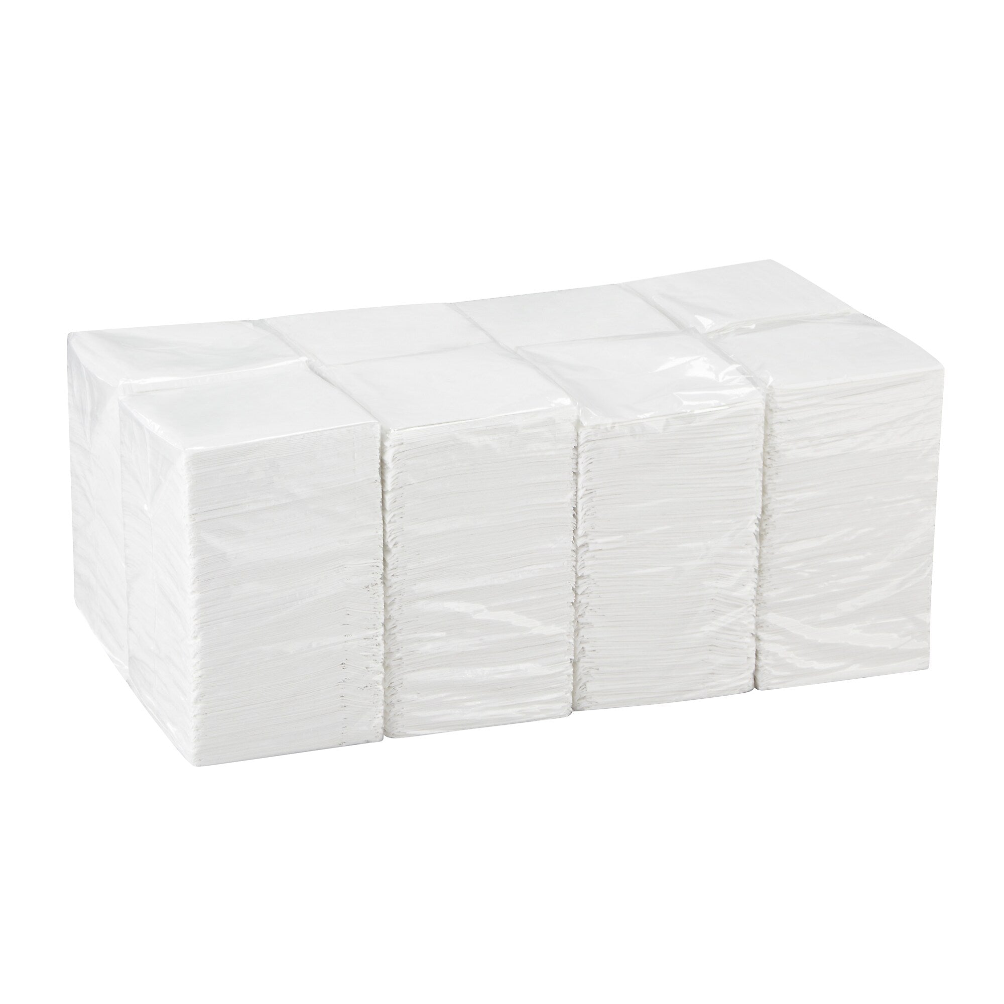 Dixie 1/4-Fold 1-Ply Beverage Napkin by GP PRO, White, 500 Napkins/Pack, 8 Packs/Case