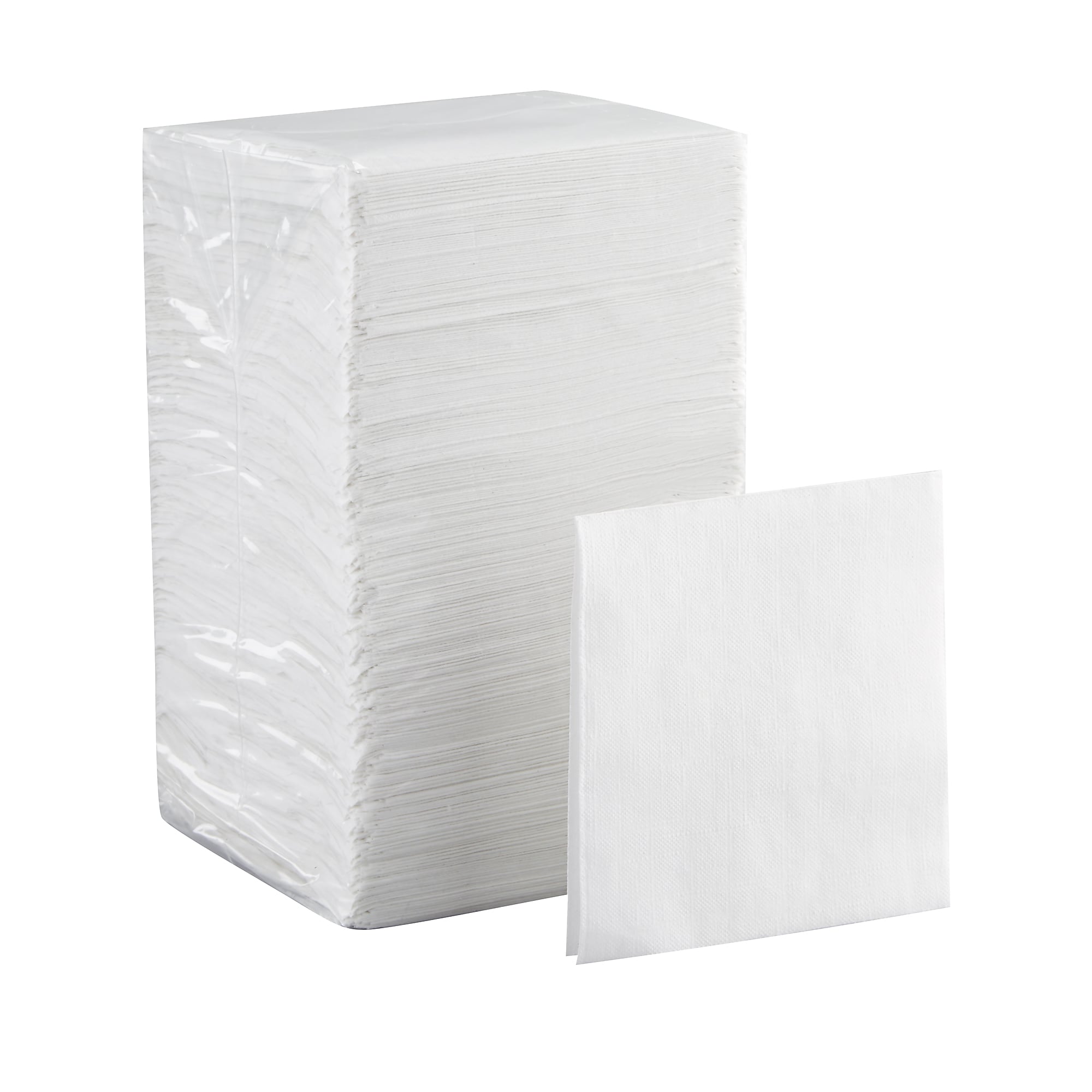 Dixie 1/4-Fold 1-Ply Beverage Napkin by GP PRO, White, 500 Napkins/Pack, 8 Packs/Case