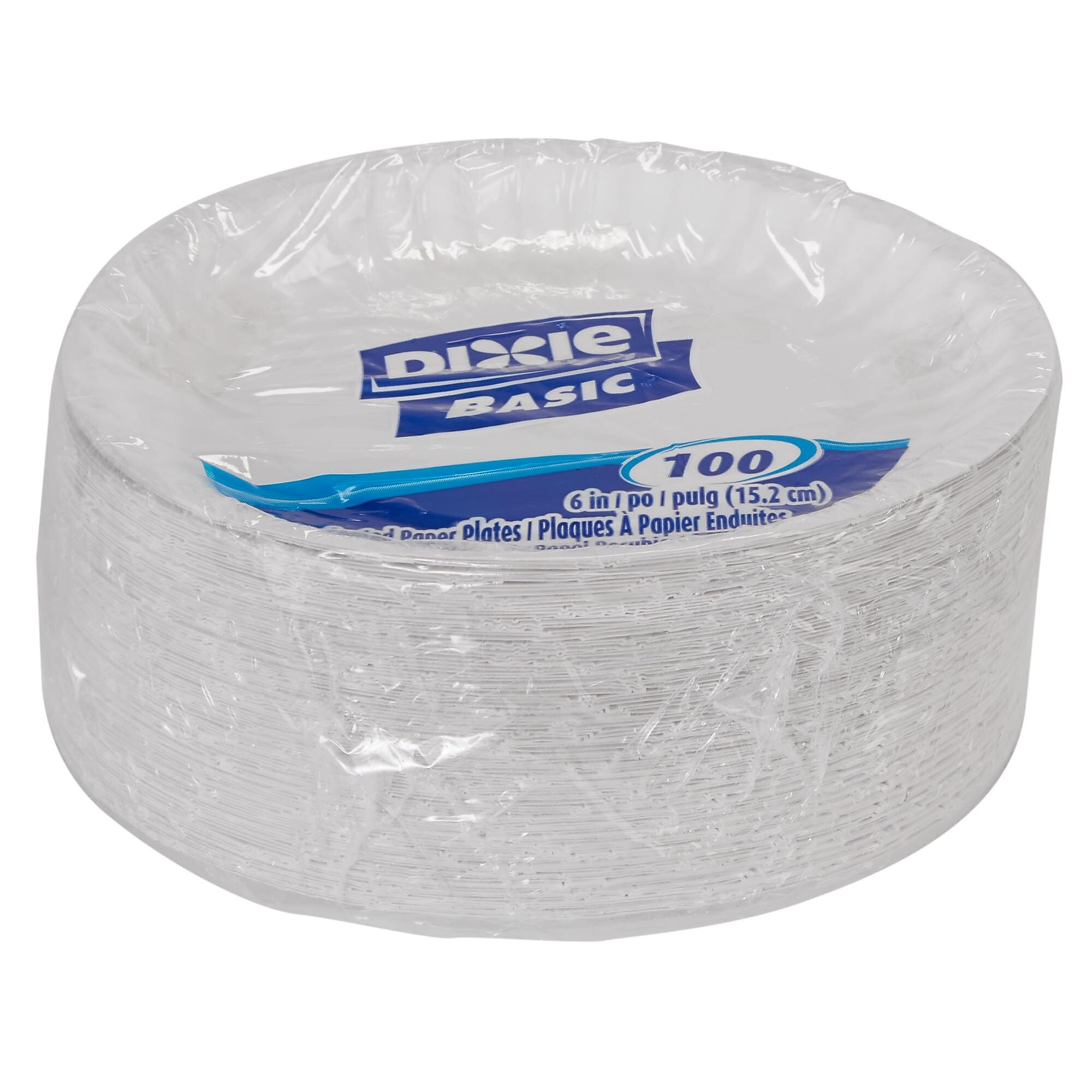 Dixie Basic Light-Weight Paper Plate by GP PRO, 6