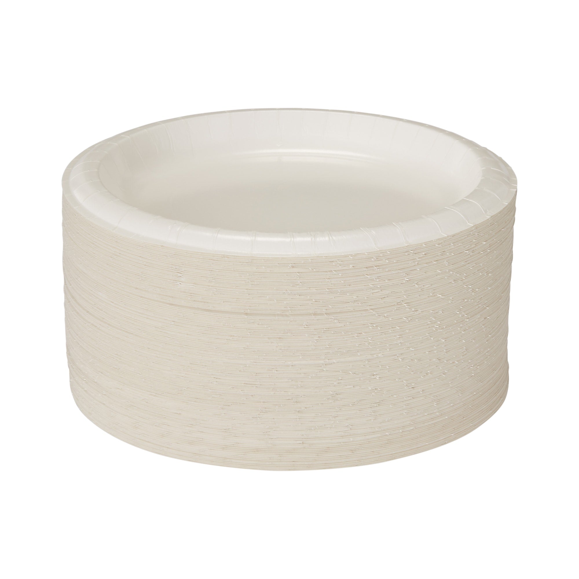 Dixie Basic Paper Plates, White, 8.8