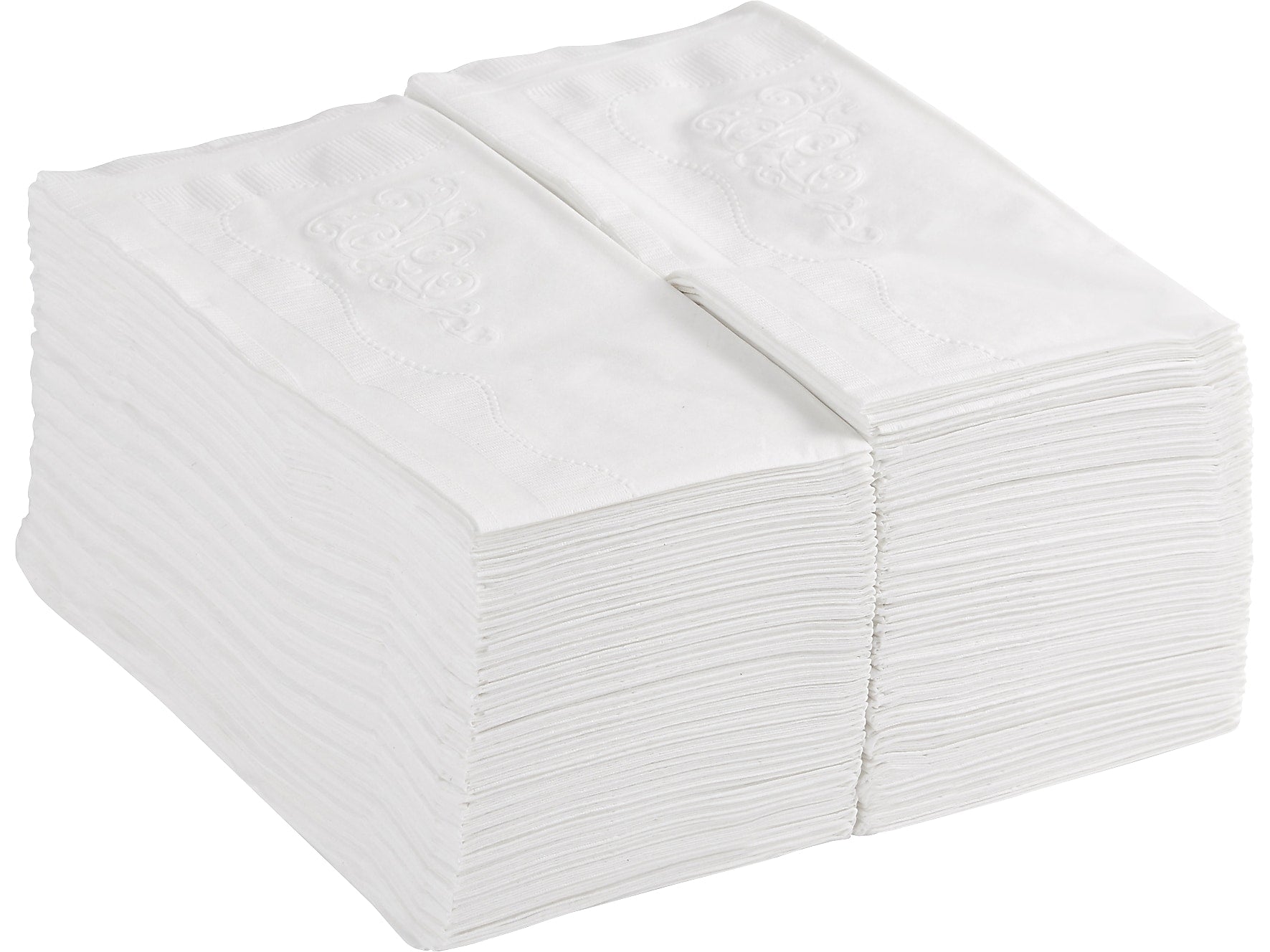 Dixie Dinner Napkin, 2-ply, White, 3024 Napkins/Pack