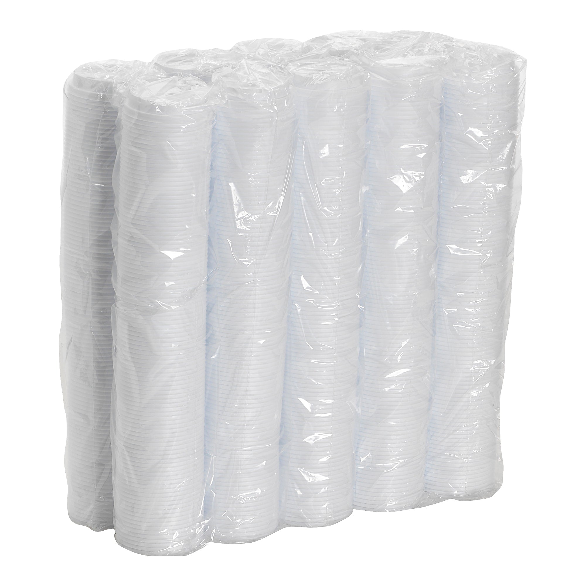 Dixie Dome Plastic Hot Cup Lids, 10 oz., White, 1000/Carton
