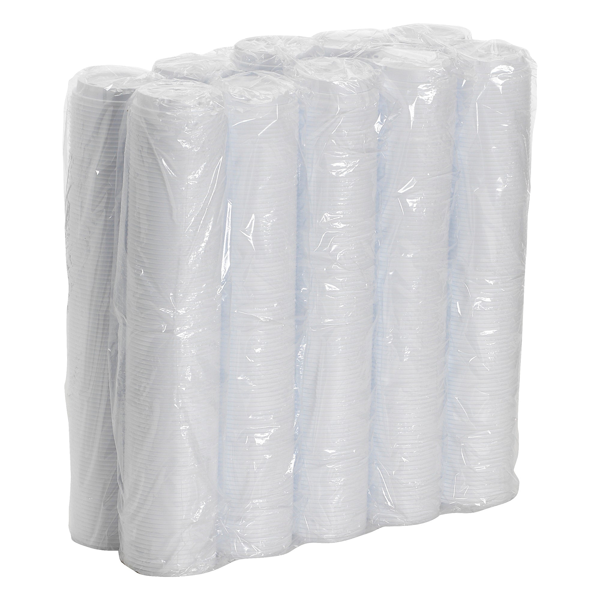 Dixie Large Plastic Lid, White, 1000/Carton