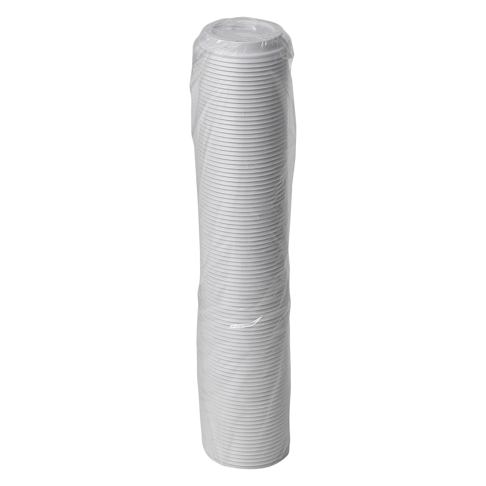 Dixie Large Plastic Lid, White, 1000/Carton