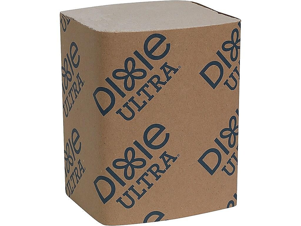 Dixie Lunch Napkin, 2-ply, Brown, 250 Napkins/Pack, 24/Carton
