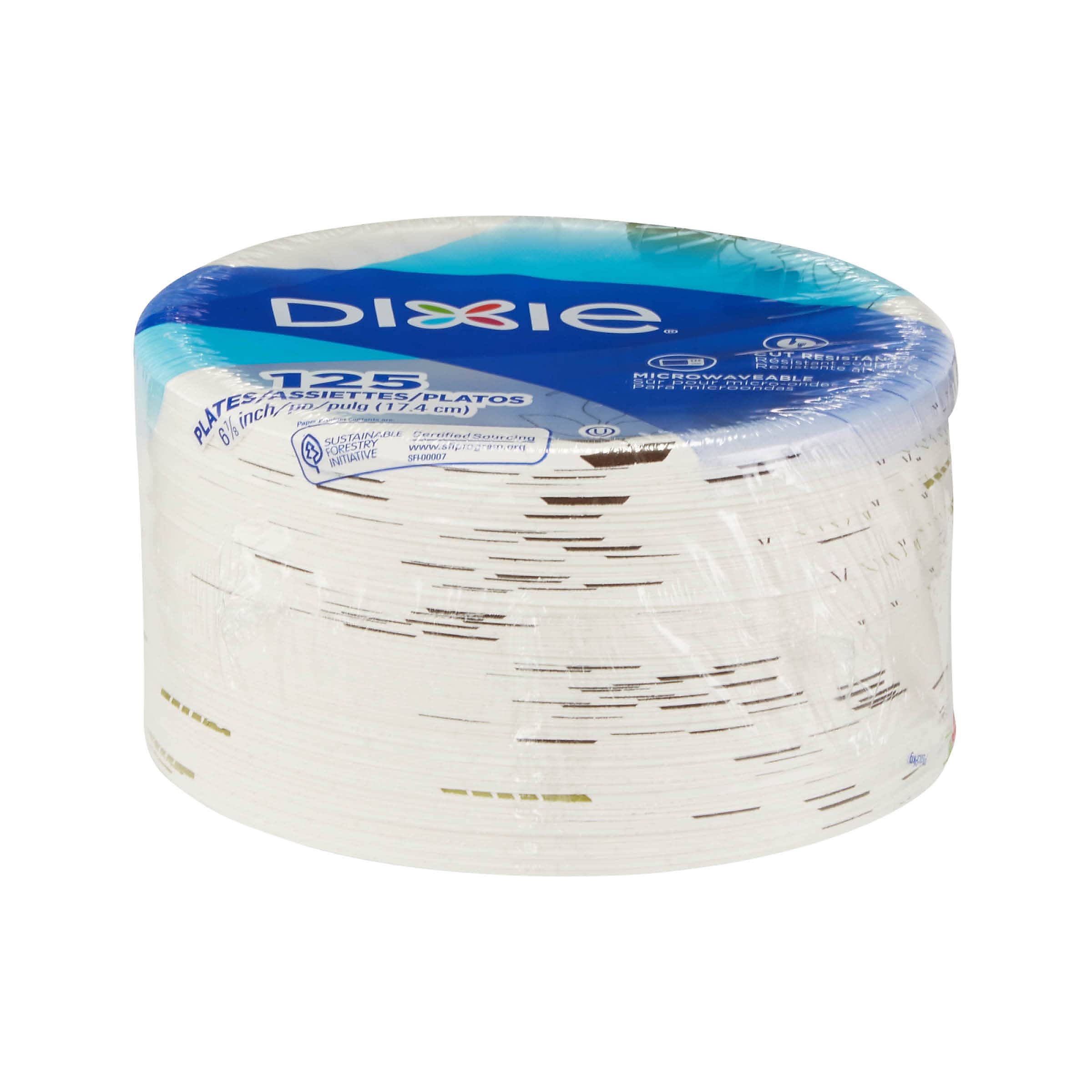 Dixie Pathways Medium-Weight Paper Plates, 6 7/8