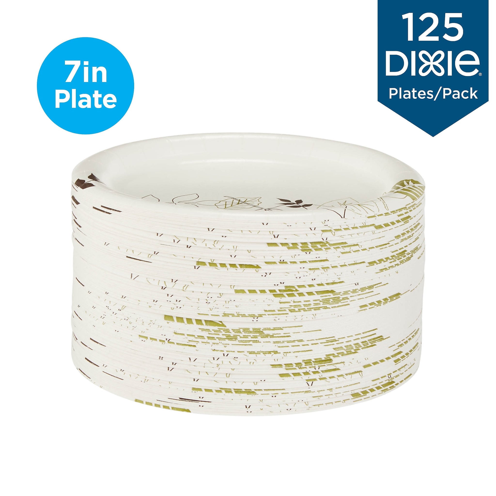 Dixie Pathways Medium-Weight Paper Plates, 6 7/8