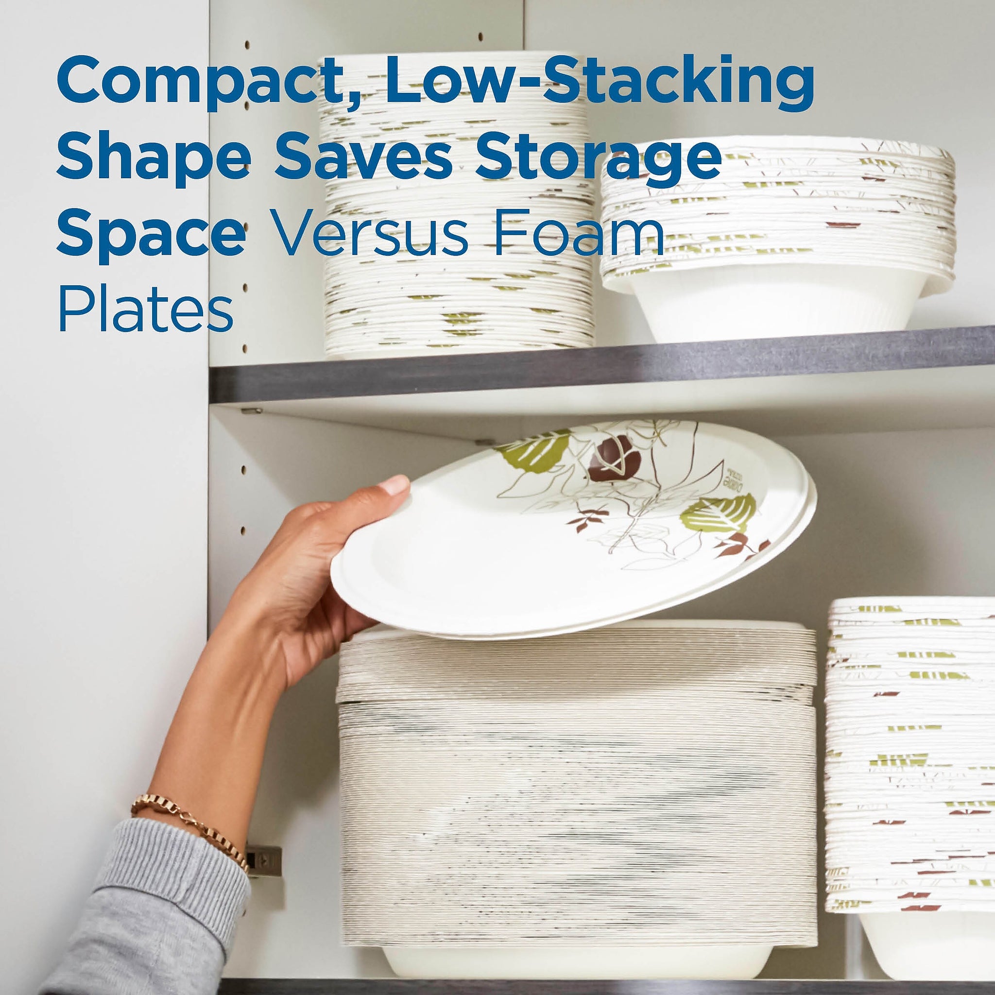 Dixie Pathways Medium-Weight Paper Plates, 6 7/8