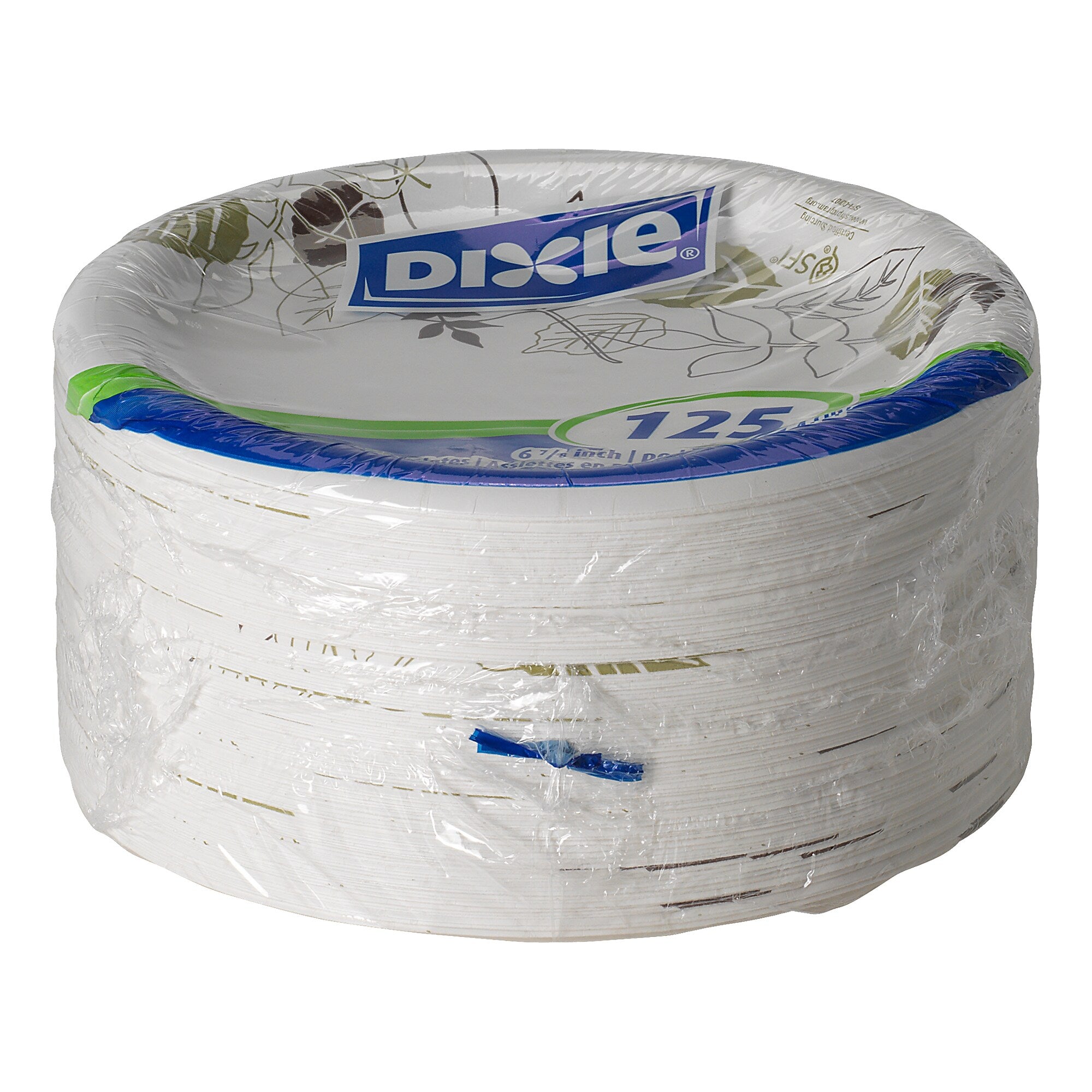 Dixie Pathways Medium-Weight Paper Plates, 6 7/8