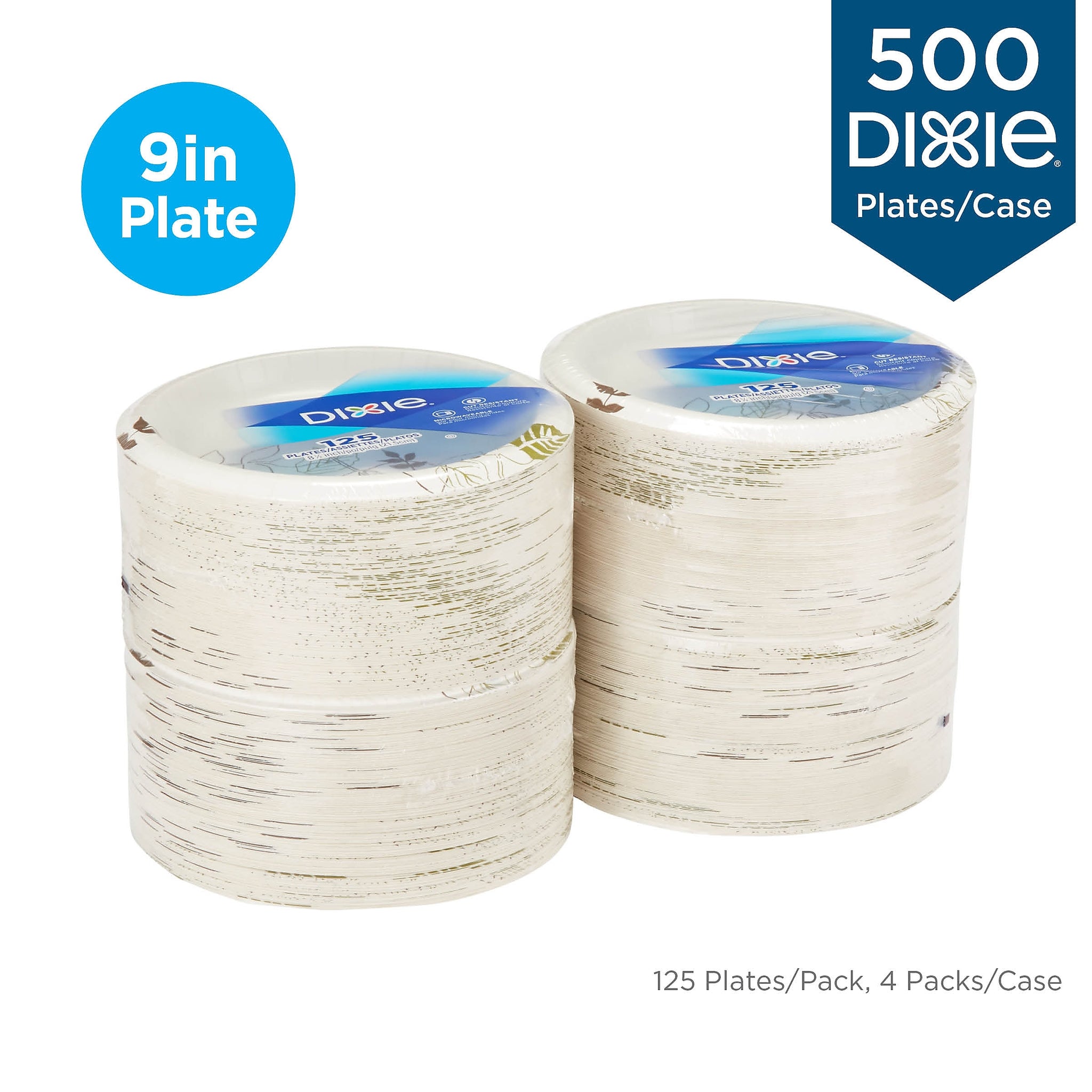 Dixie Pathways Medium-Weight Paper Plates, 8.5