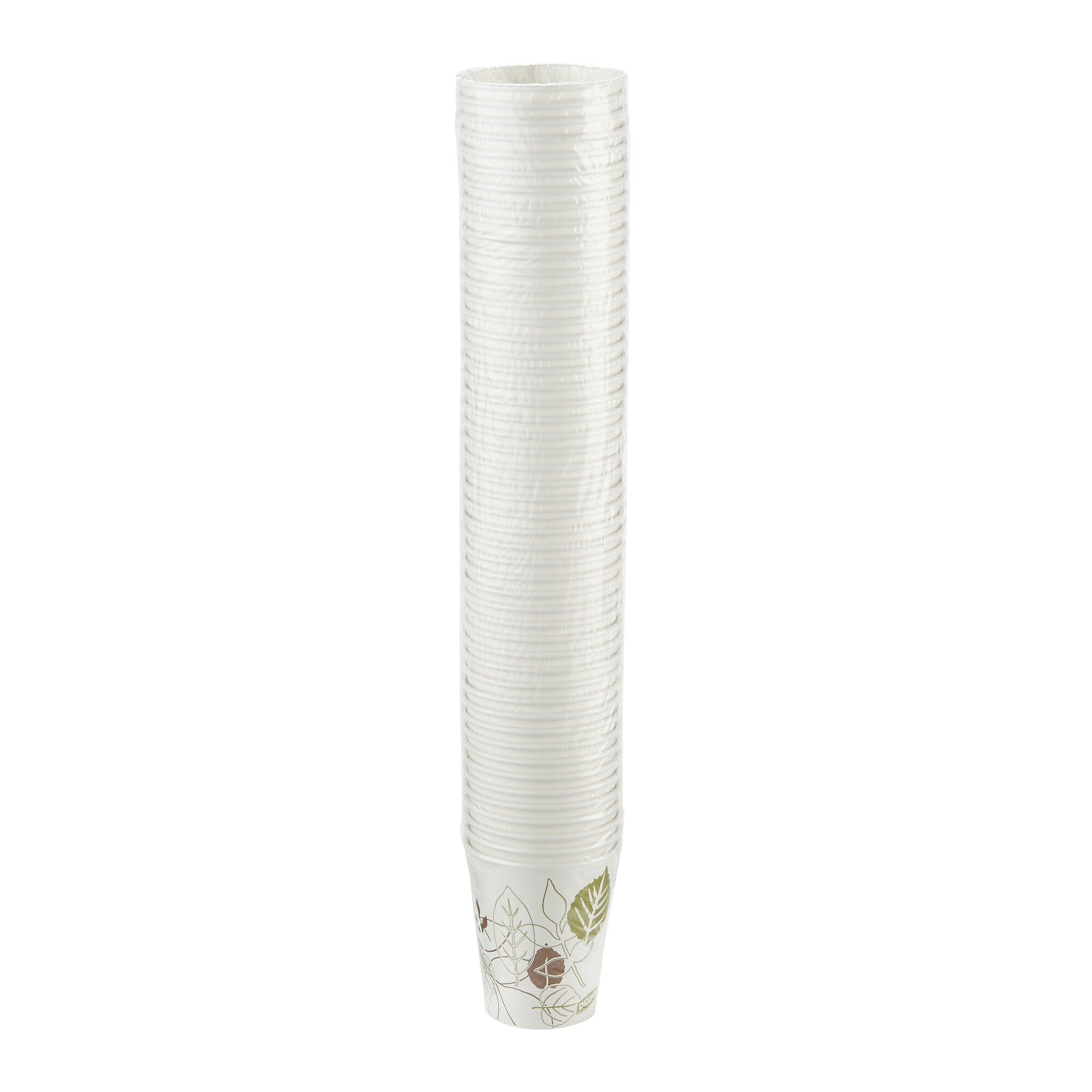 Dixie Pathways Poly Paper Hot Cups, 10 oz., White, 1000/Carton