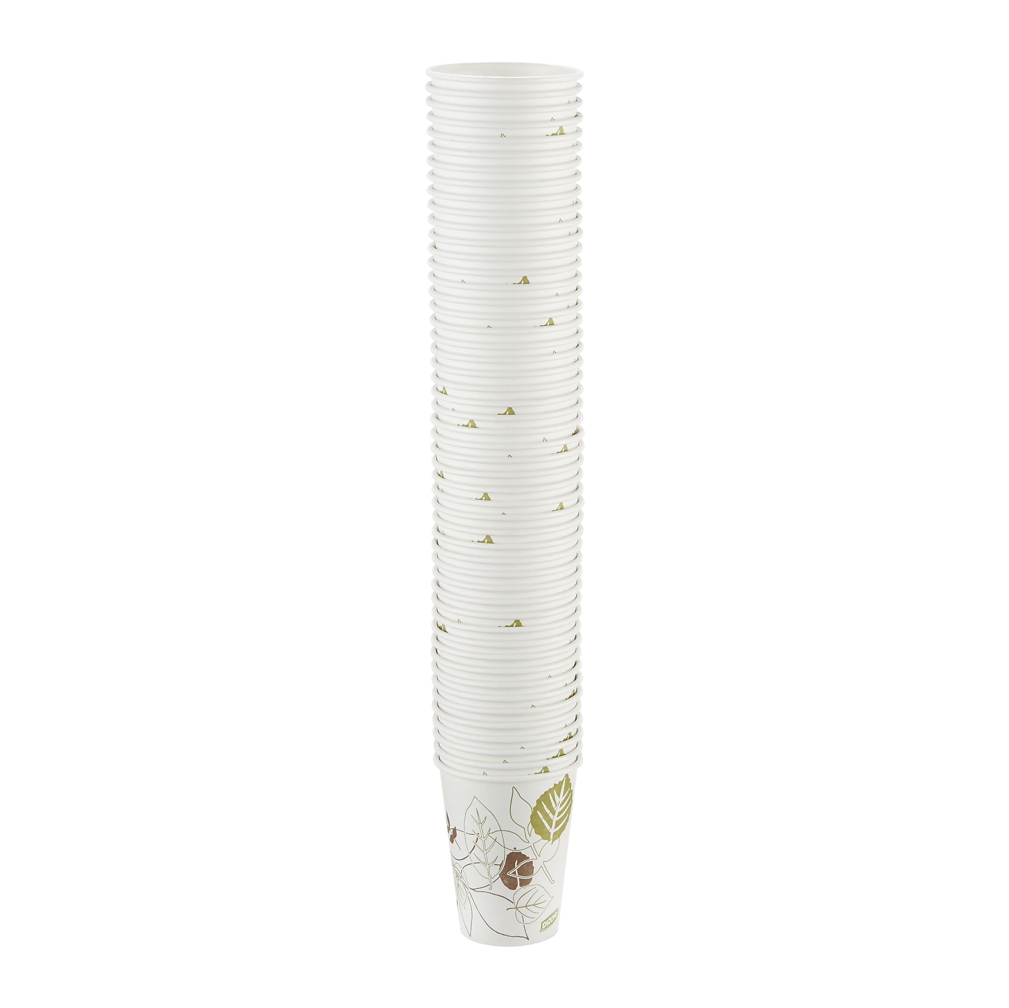 Dixie Pathways Poly Paper Hot Cups, 12 oz., White, 1000/Carton
