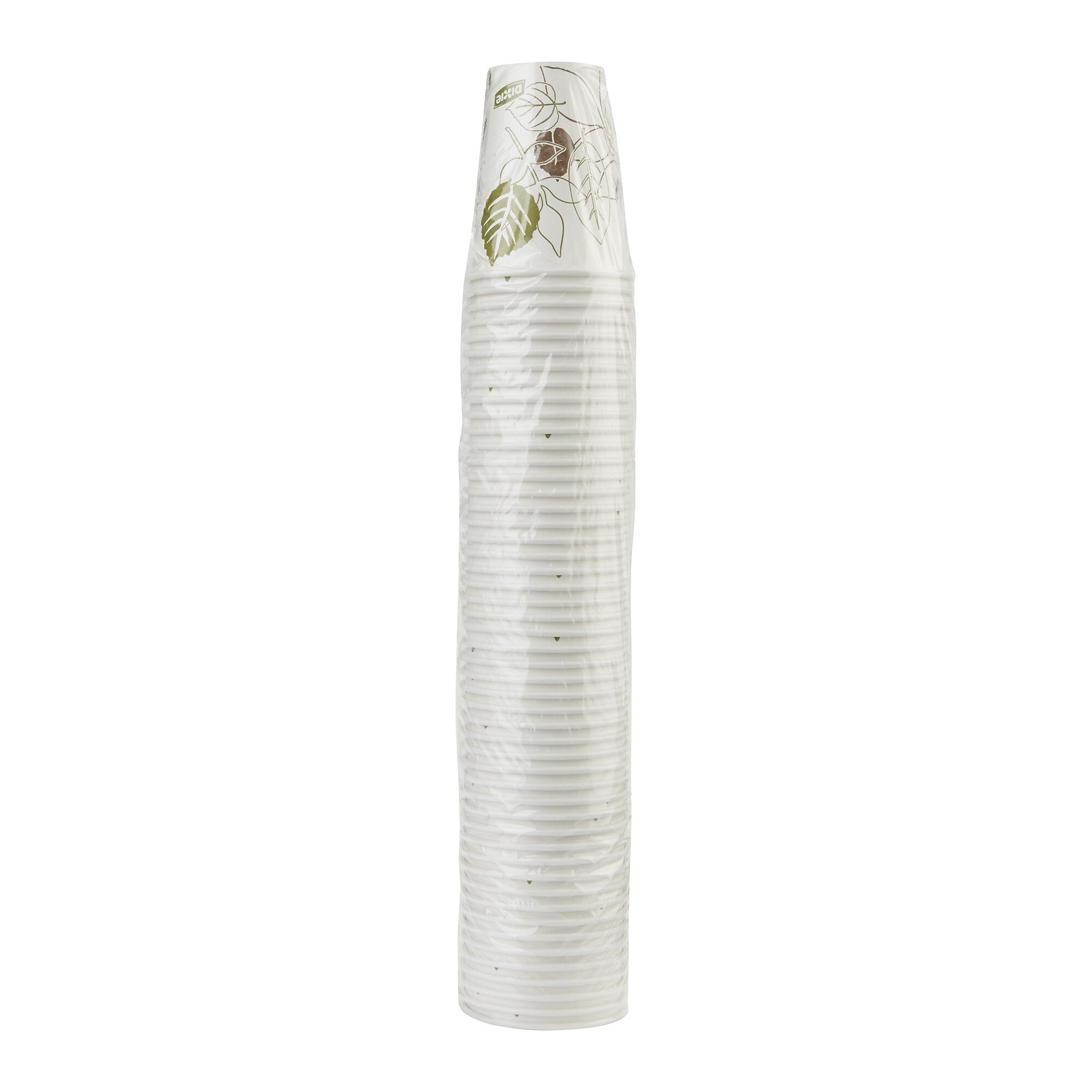 Dixie Pathways Poly Paper Hot Cups, 8 oz., White, 1000/Carton