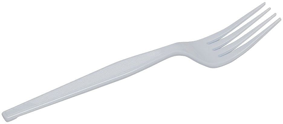 Dixie Plastic Forks, Heavy-Weight, White, 100/Box